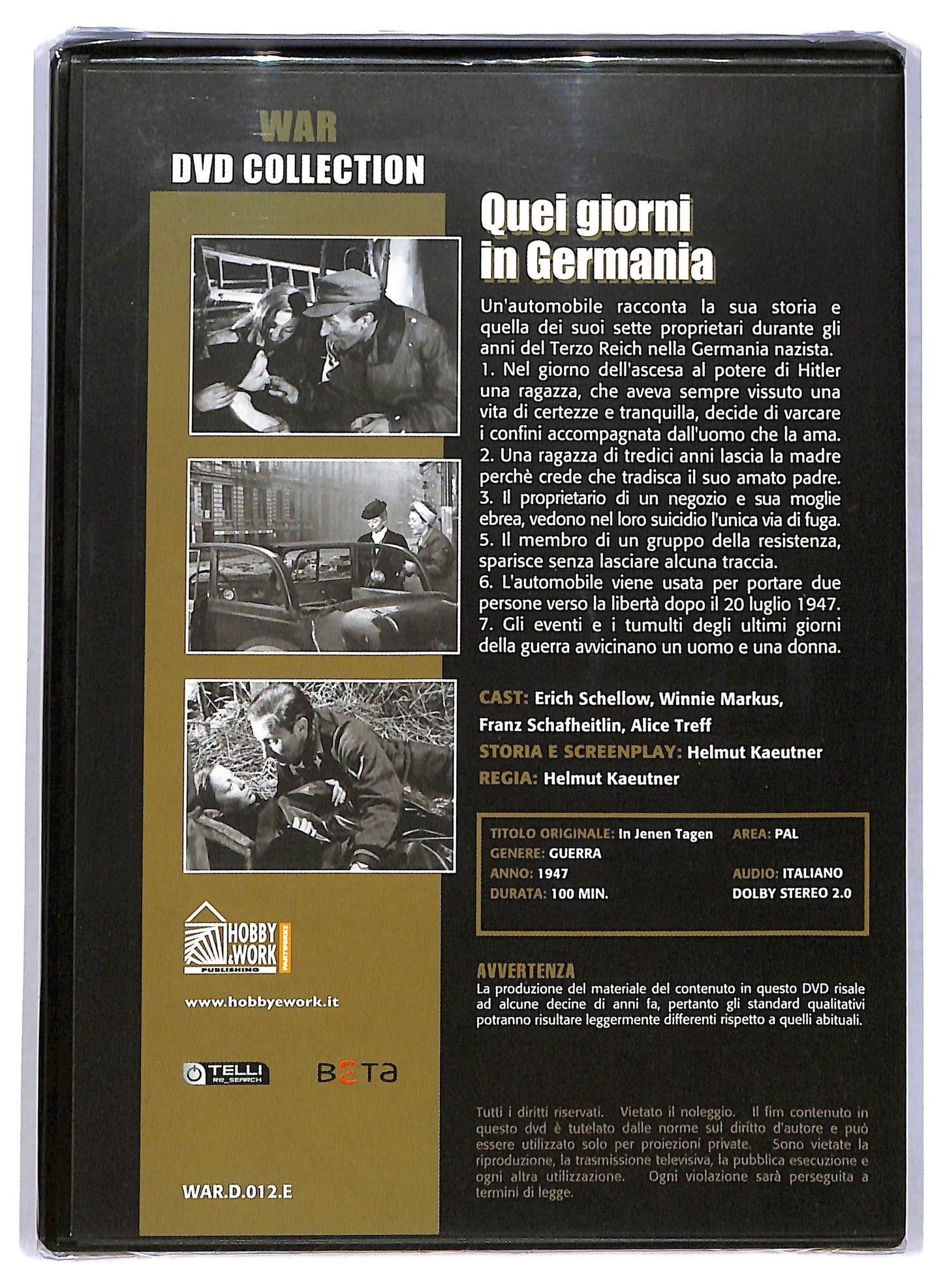 EBOND War DVD Collection - Quei giorni in Germania EDITORIALE DVD D779311