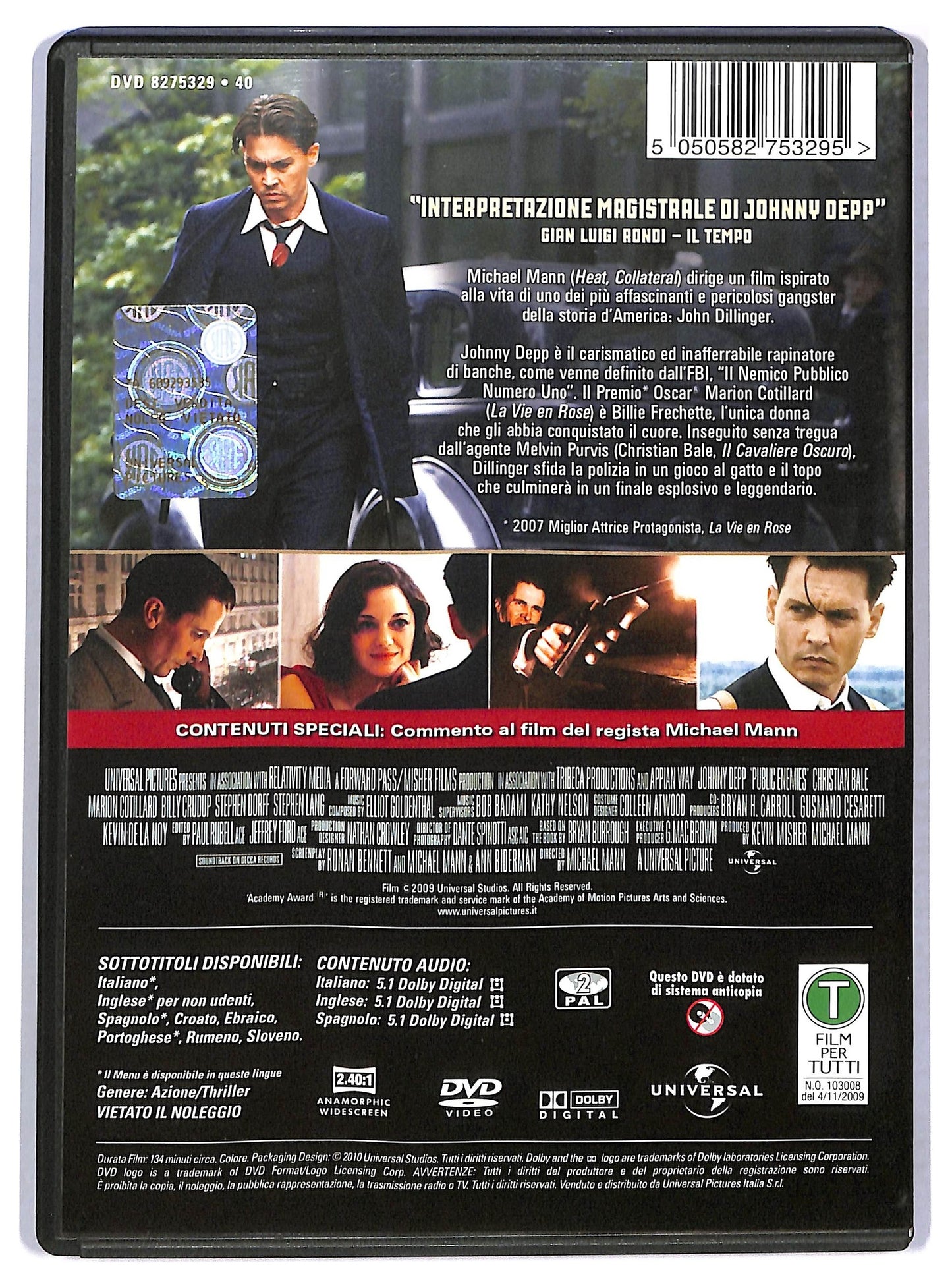 EBOND Nemico Pubblico - Public Enemies DVD D779338