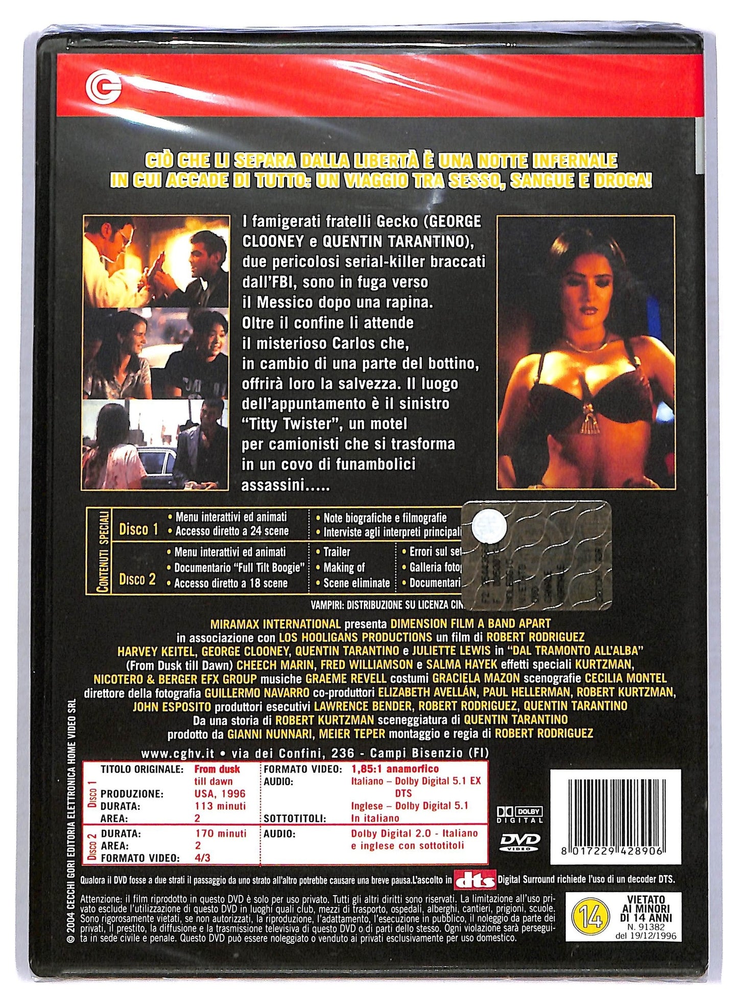 EBOND Dal Tramonto All'alba DVD EDizione Speciale 2 Dischi D779356