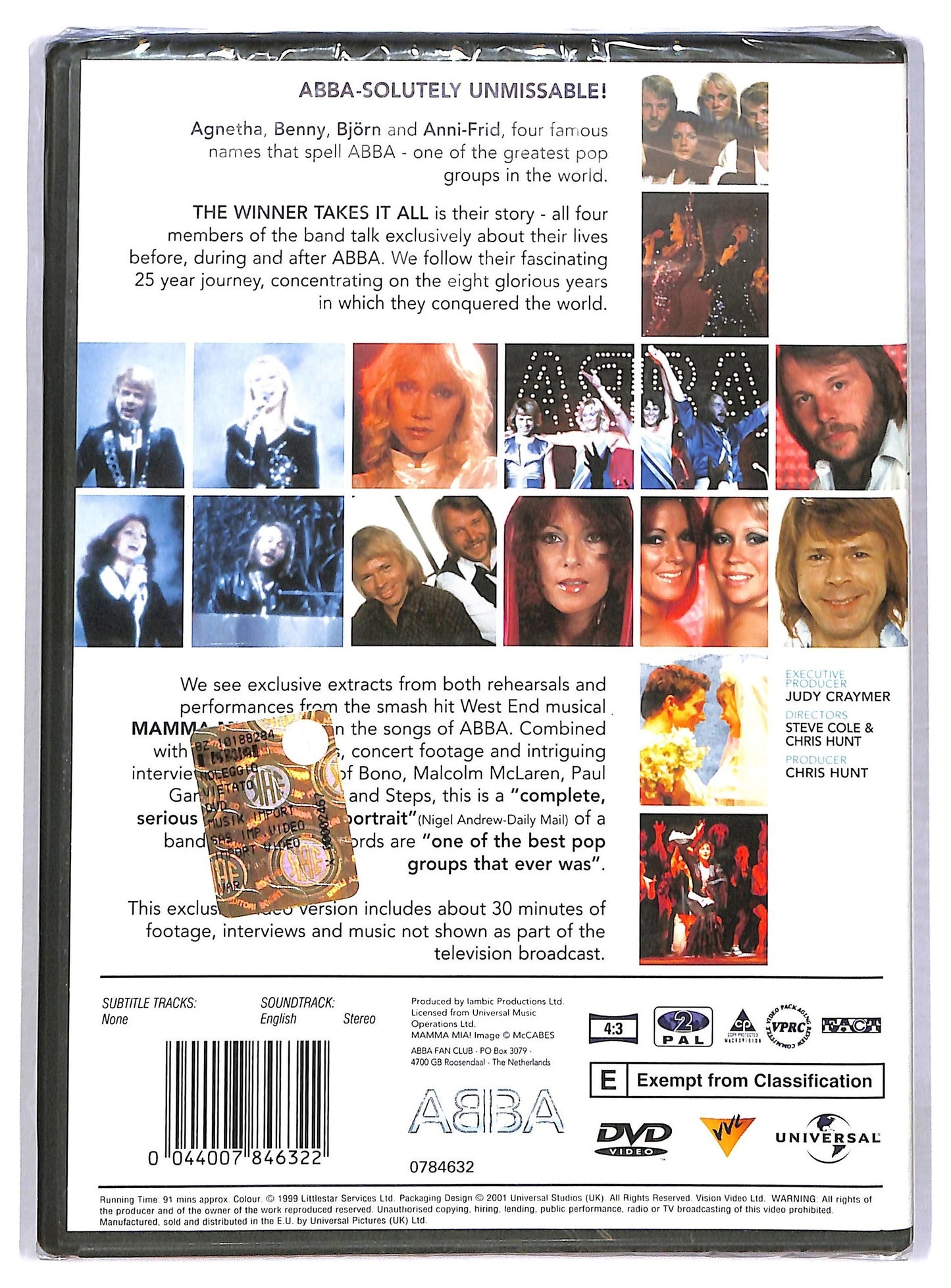 EBOND Abba Story - Winner Takes It All edizione UK DVD D779423