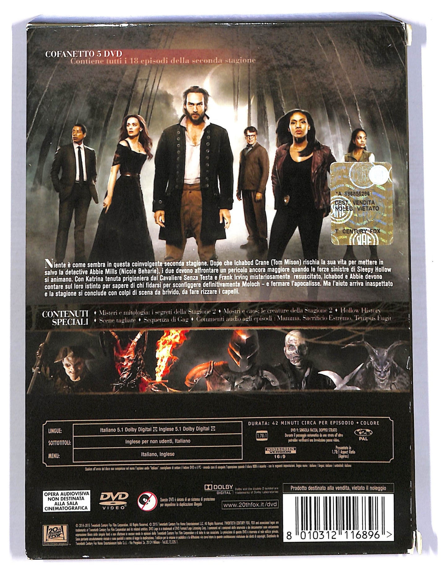 EBOND Sleepy Hollow stagione 2 - box 3 DVD D779457