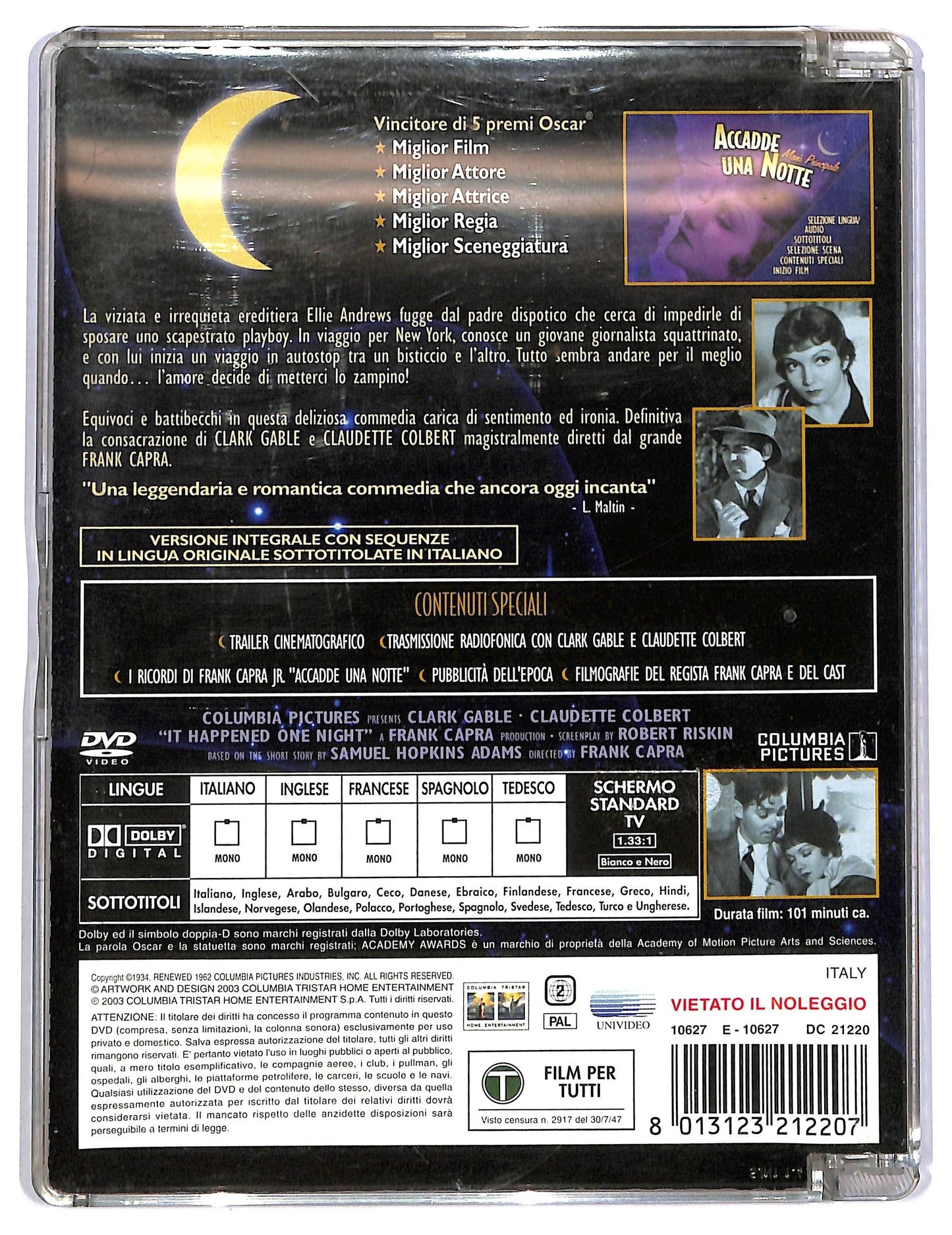 EBOND Accadde una notte DVD D779501