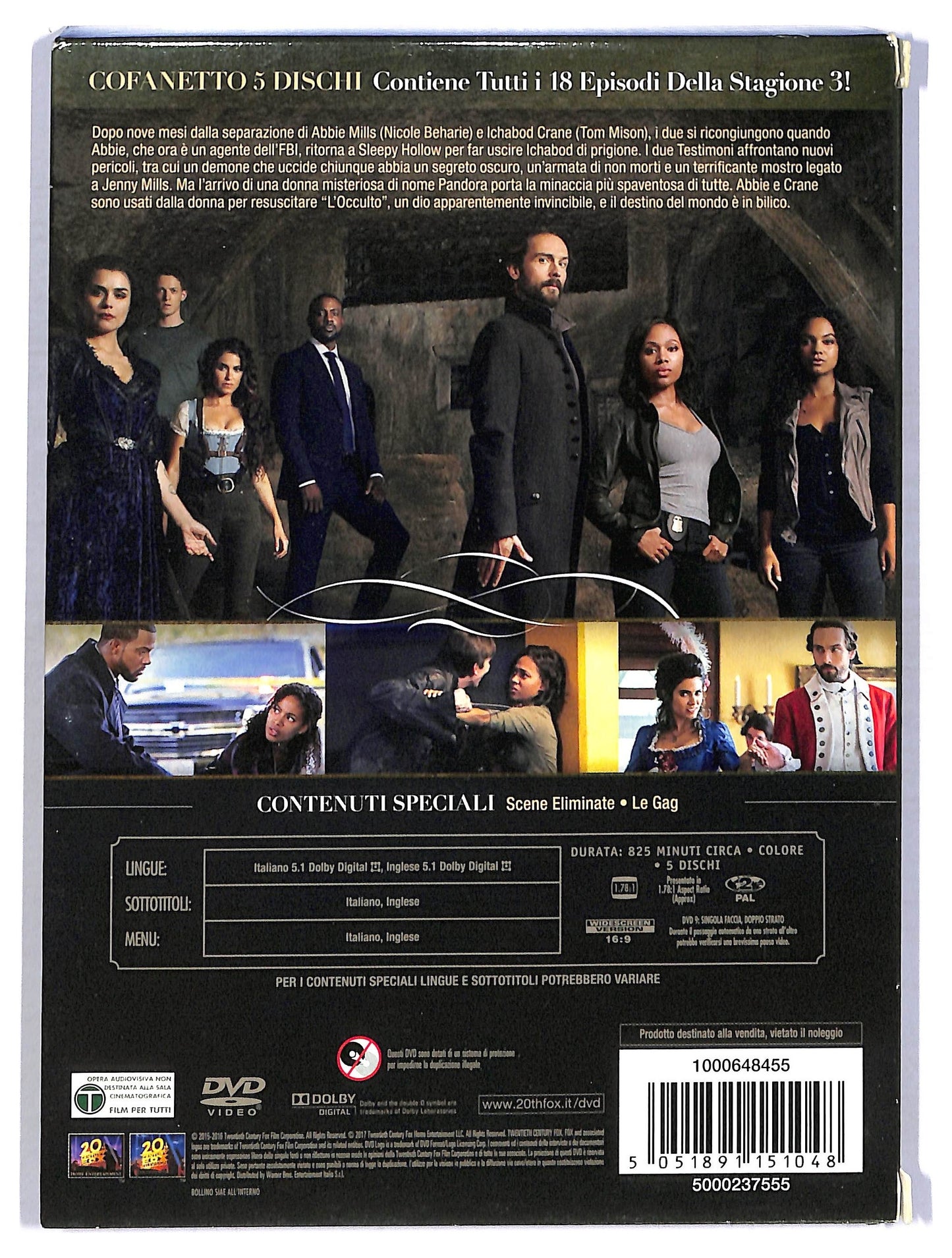 EBOND Sleepy Hollow stagione 3 dischi 3 DVD D779517