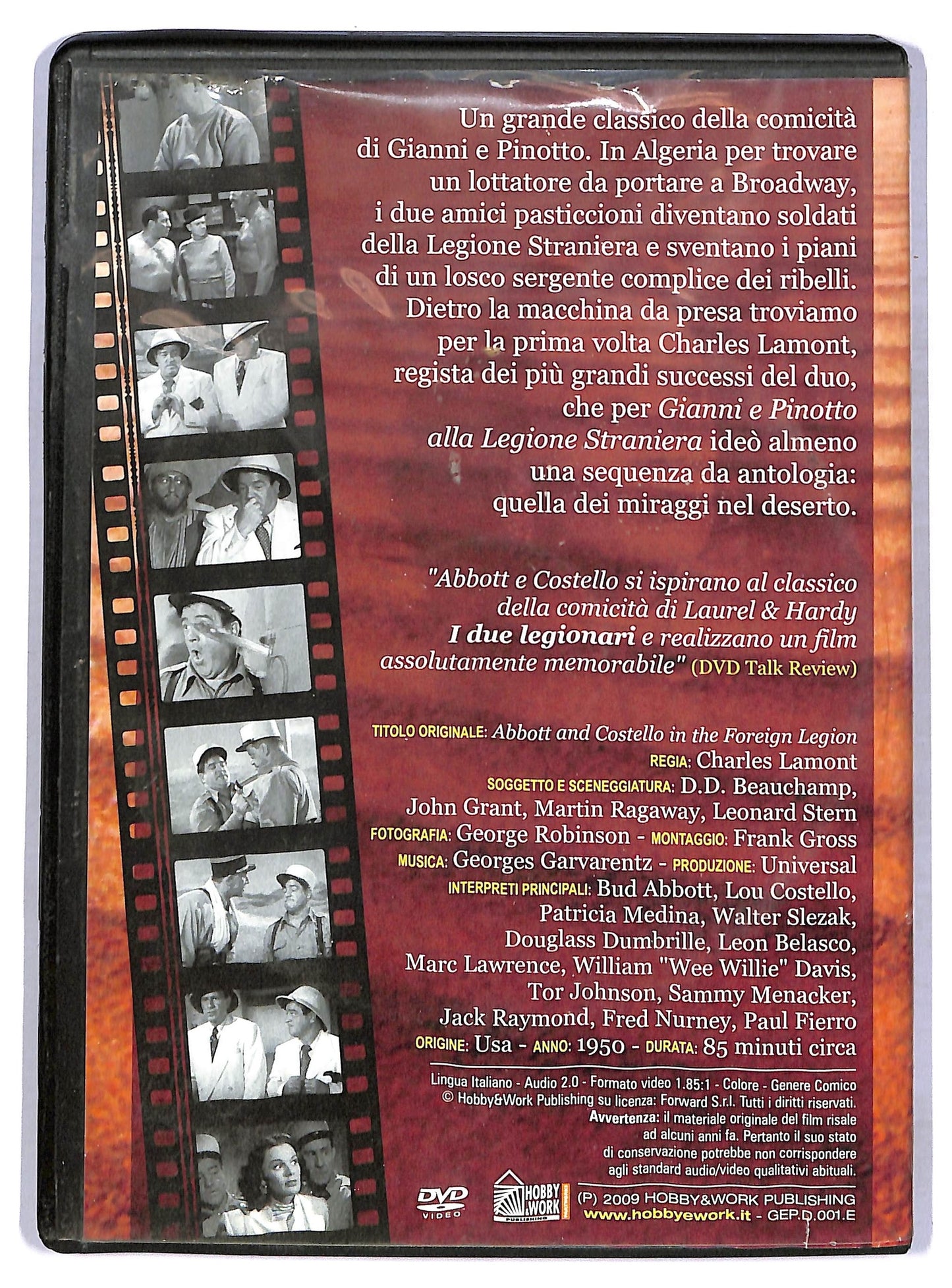 EBOND Gianni e Pinotto Alla Legione Straniera DVD Editoriale D779618