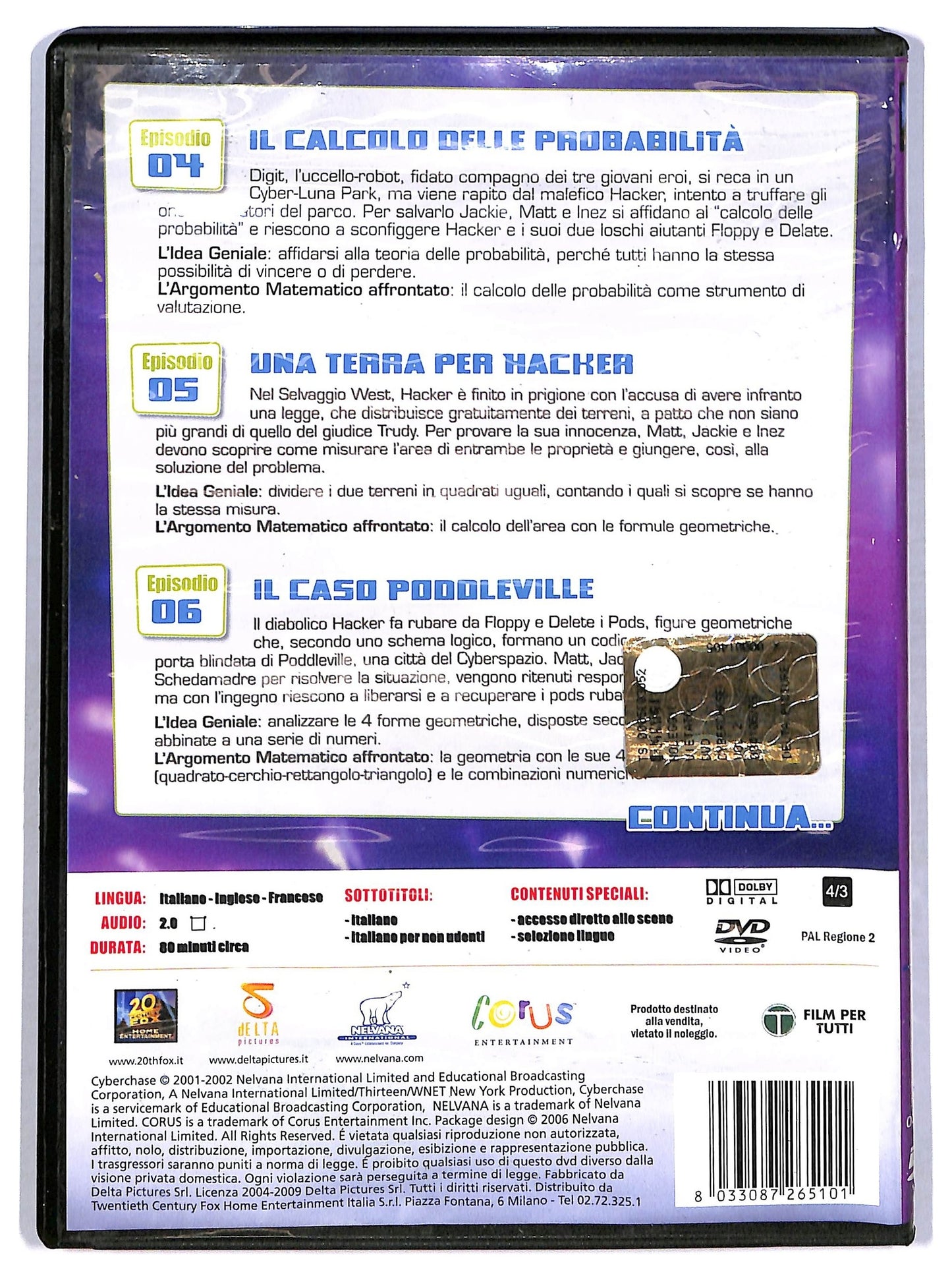EBOND Cyberchase volume 02 DVD D779630