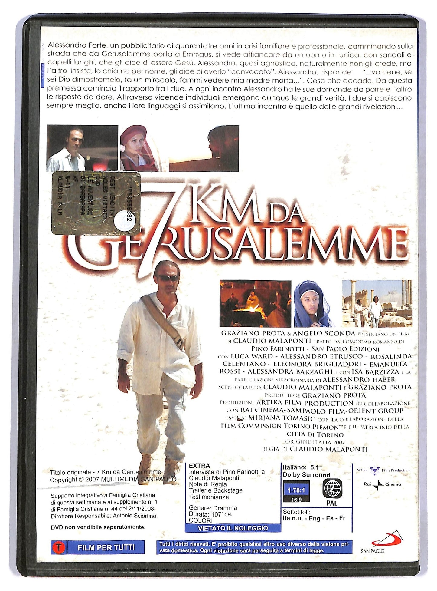 EBOND 7 km da Gerusalemme DVD EDITORIALE D779635