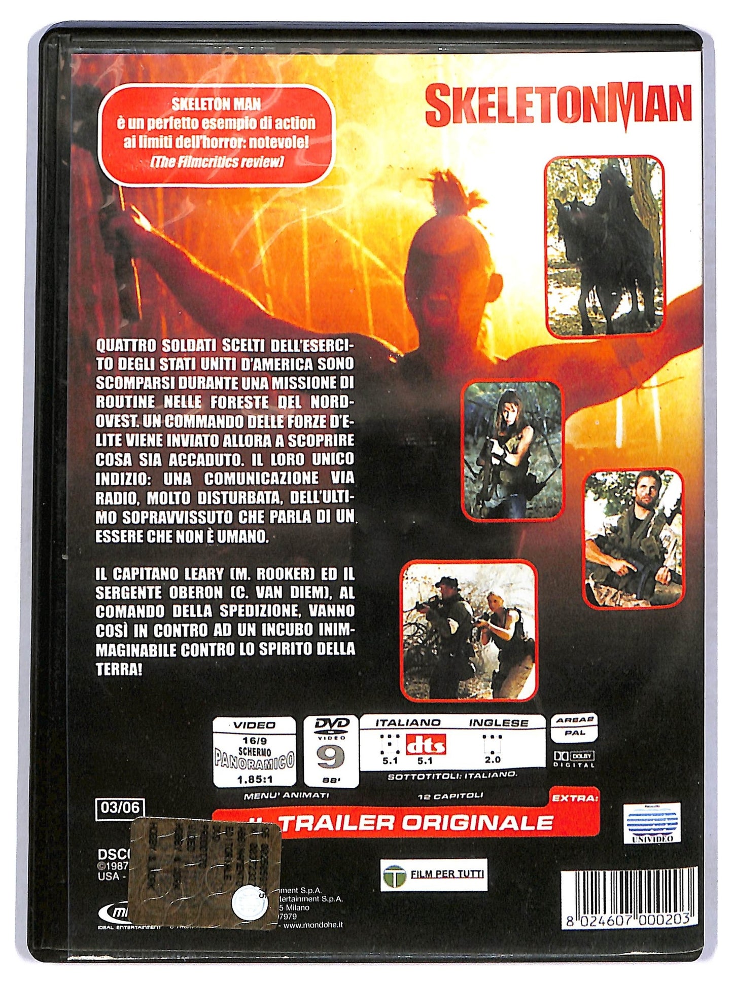 EBOND skeletonman DVD EDITORIALE D779731