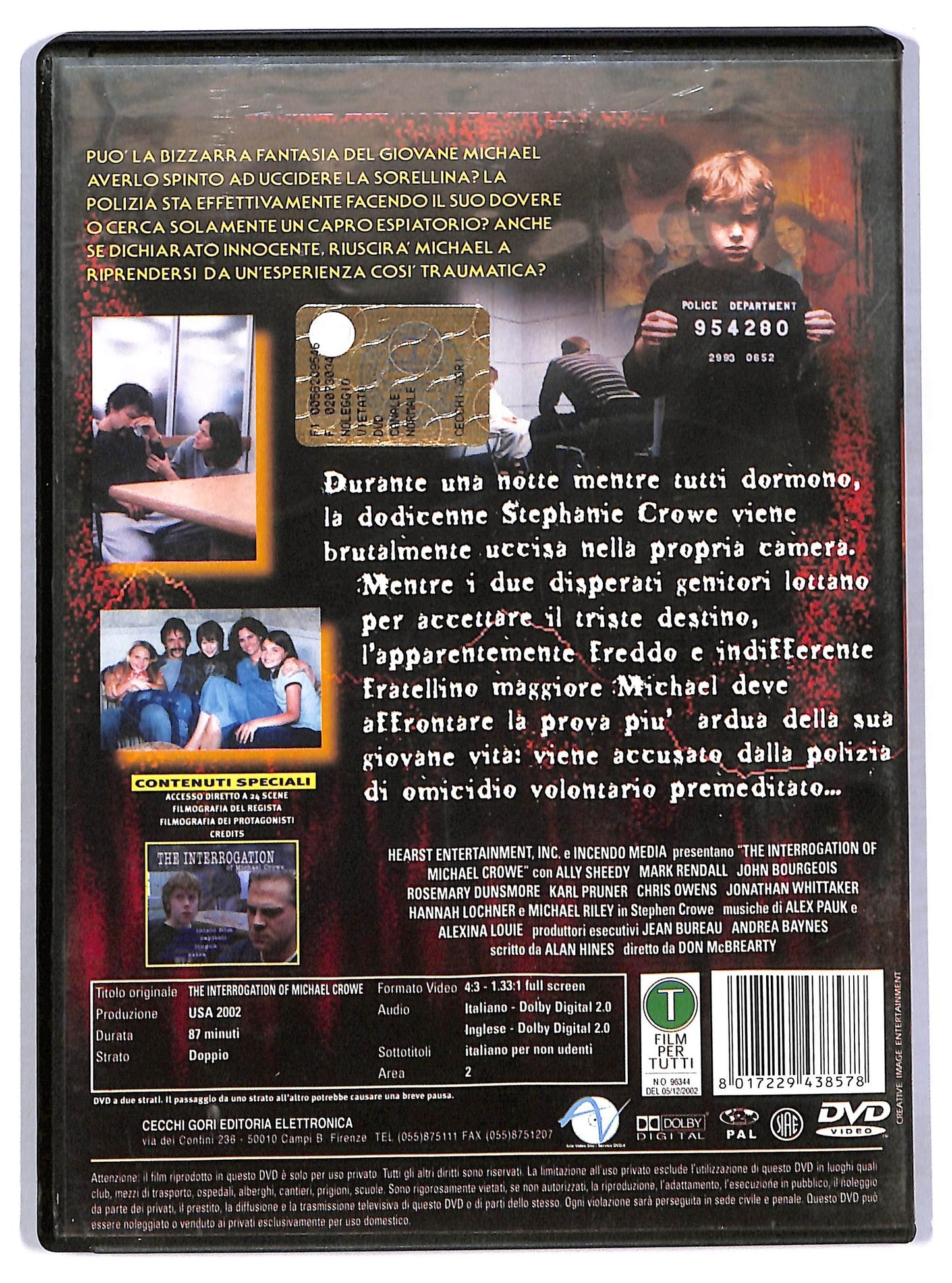 EBOND The Interrogation of Michael Crowe DVD D779738