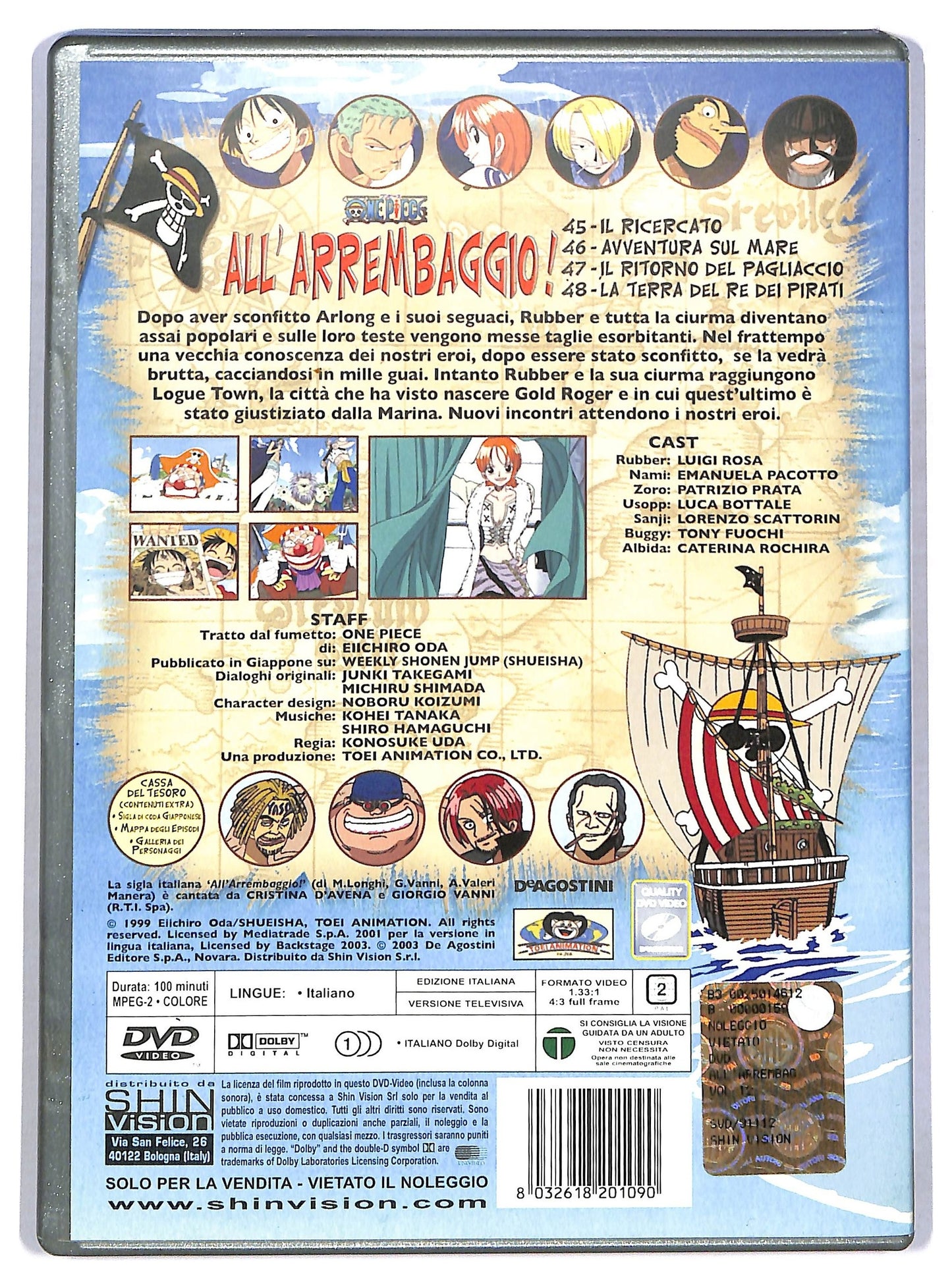 EBOND One Piece - All'Arrembaggio Vol 12 DVD D779804