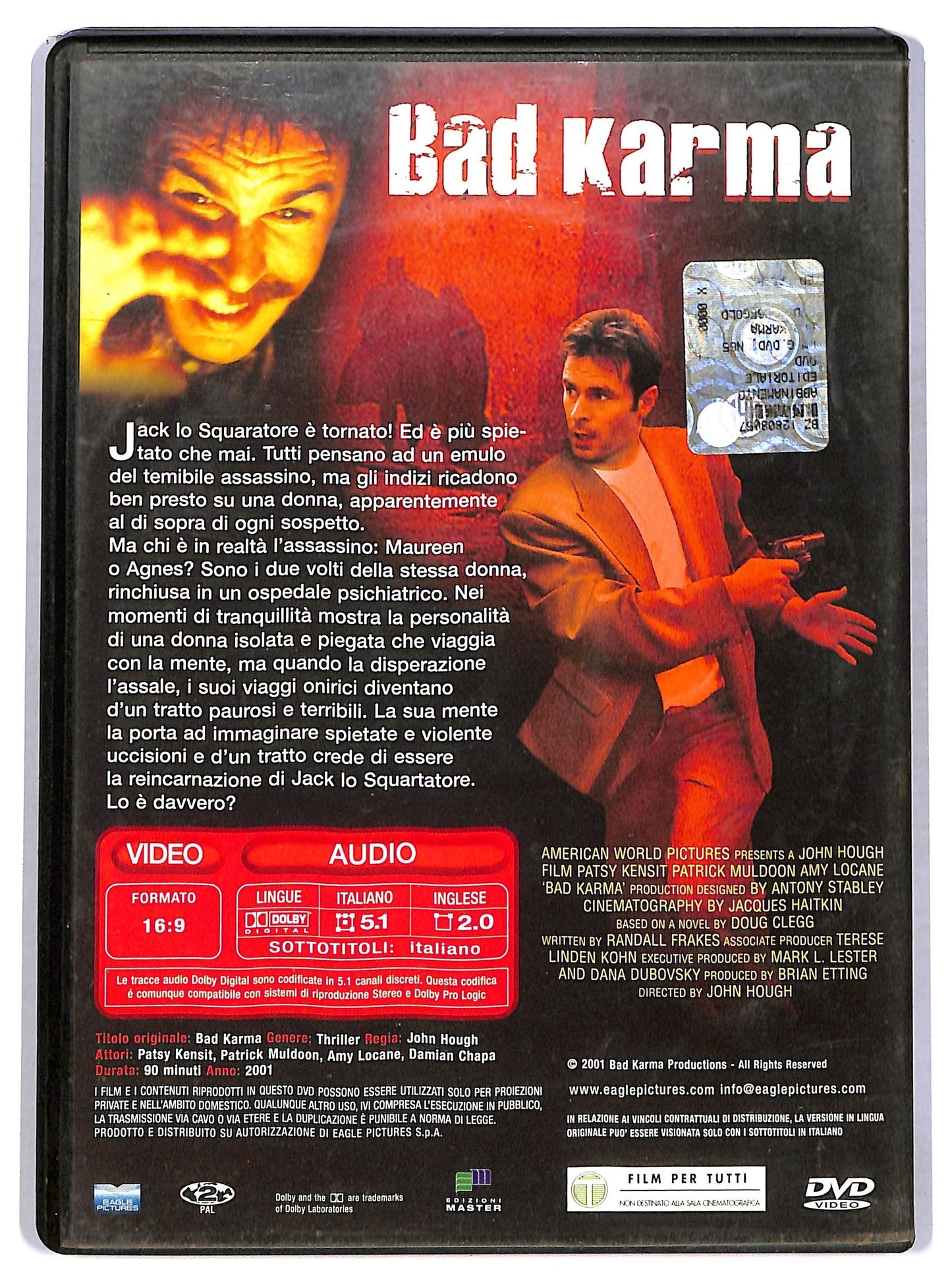 EBOND Bad Karma EDITORIALE DVD D779856