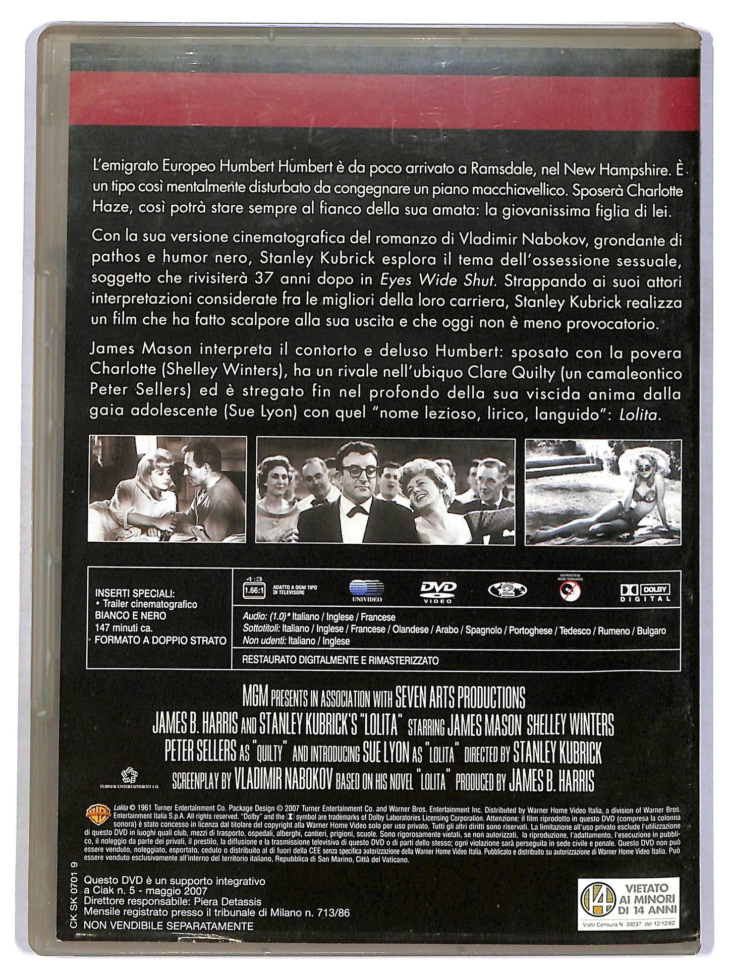 EBOND Lolita DVD Editoriale D779904