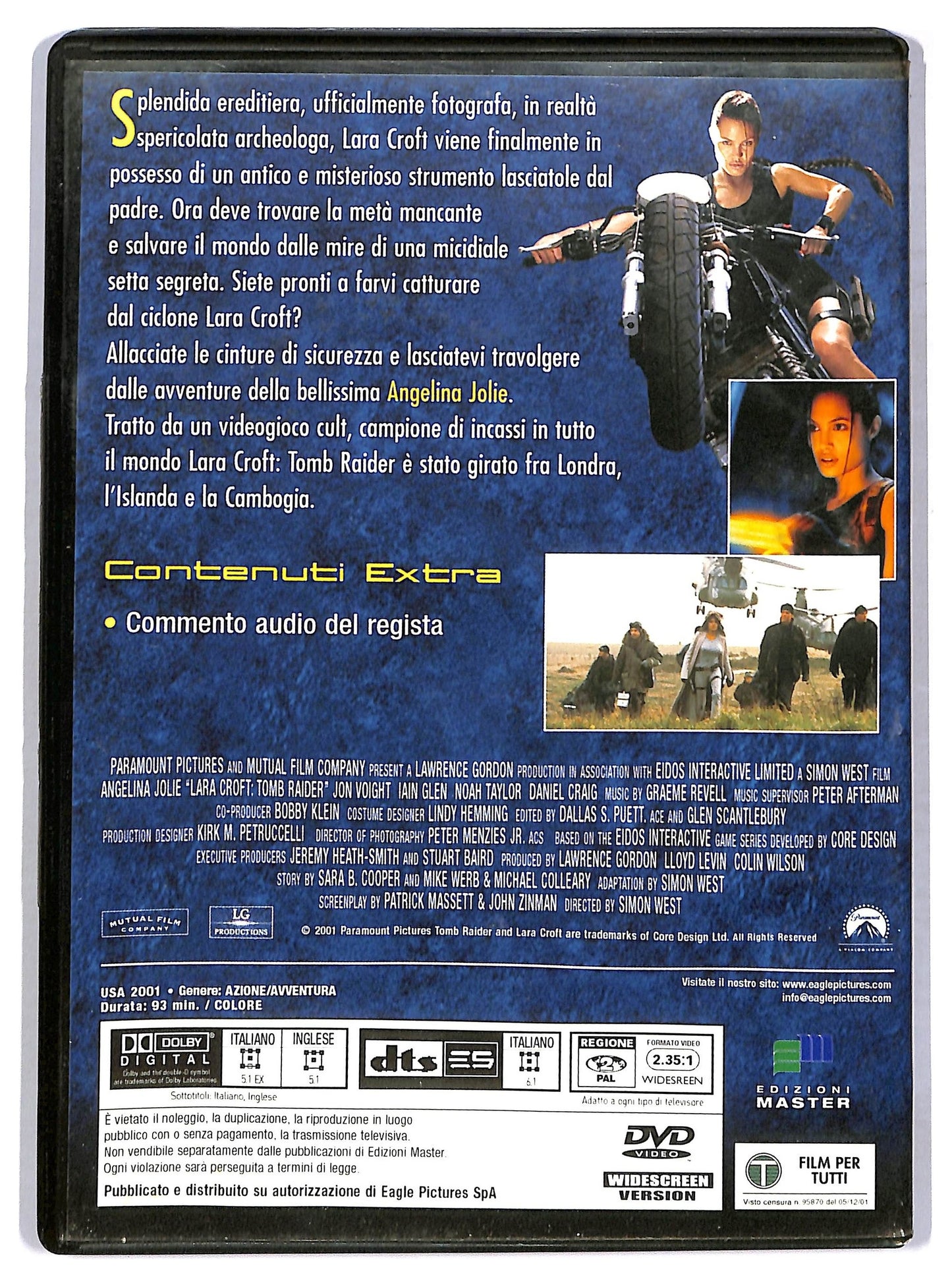 EBOND Tomb Raider EDITORIALE DVD D779905