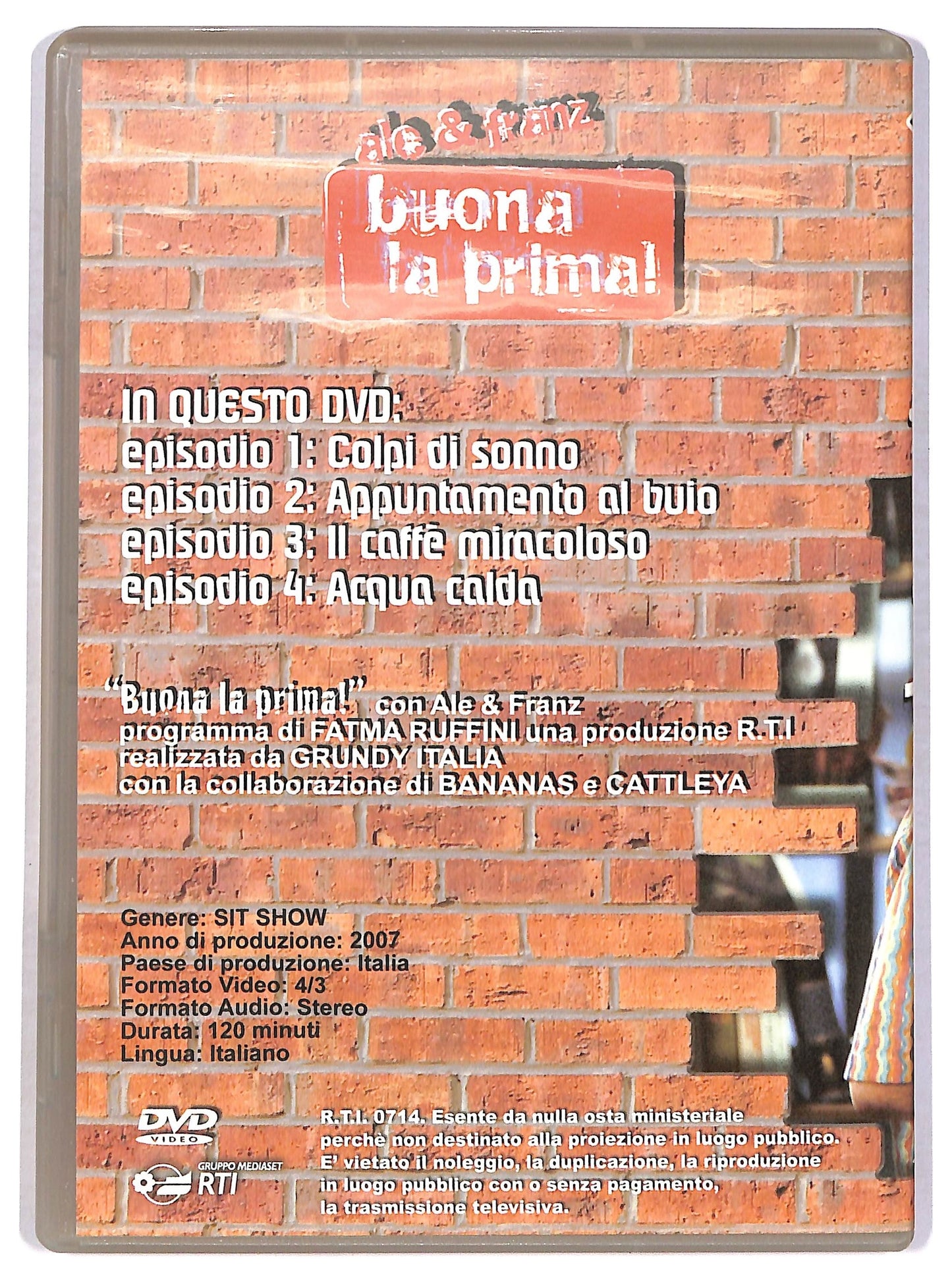 EBOND Buona la prima! ale e franz episodi 1 a 4 DVD EDITORIALE D779911