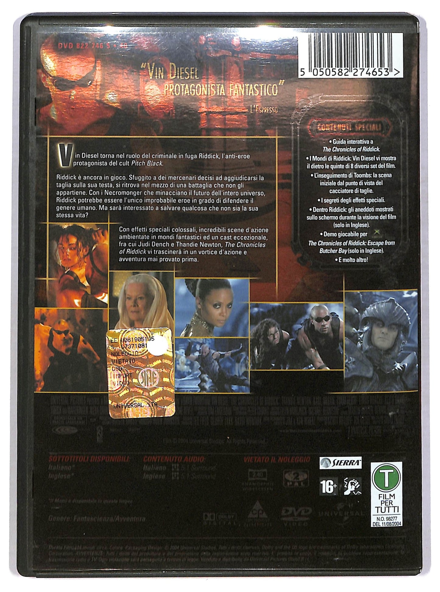 EBOND riddick DVD D779915