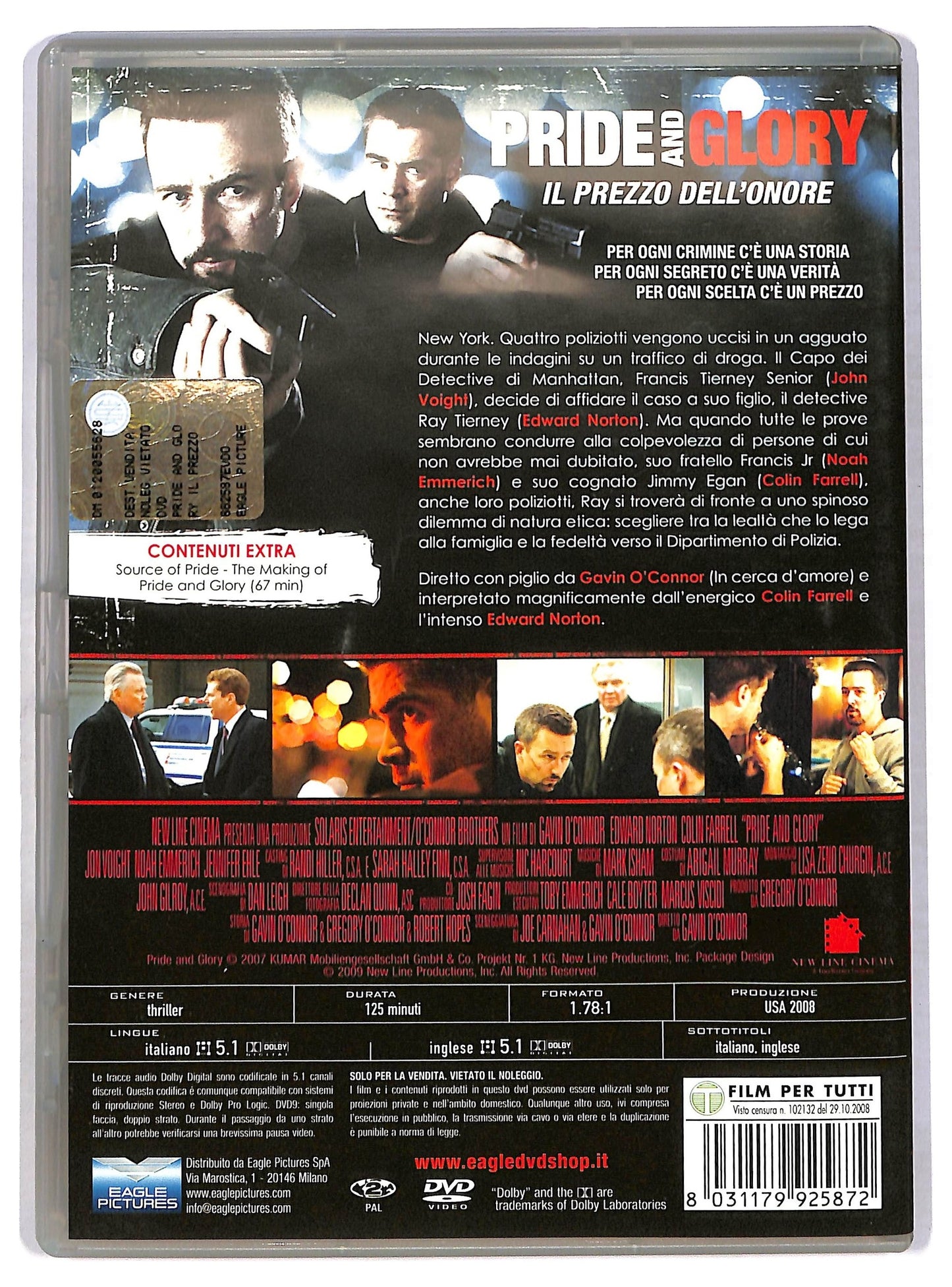 EBOND Pride and Glory - Il prezzo dell'onore DVD D779945