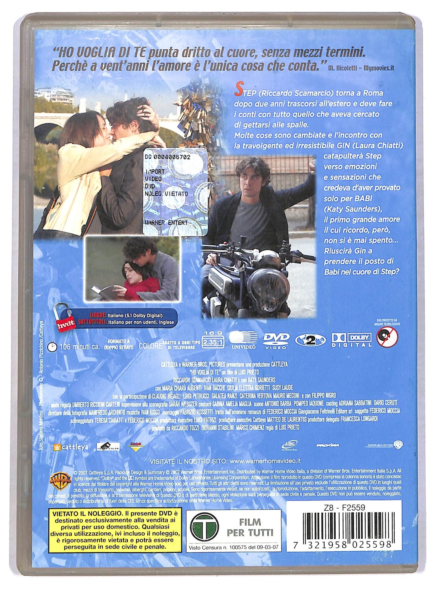 EBOND Ho voglia di te DVD D779960