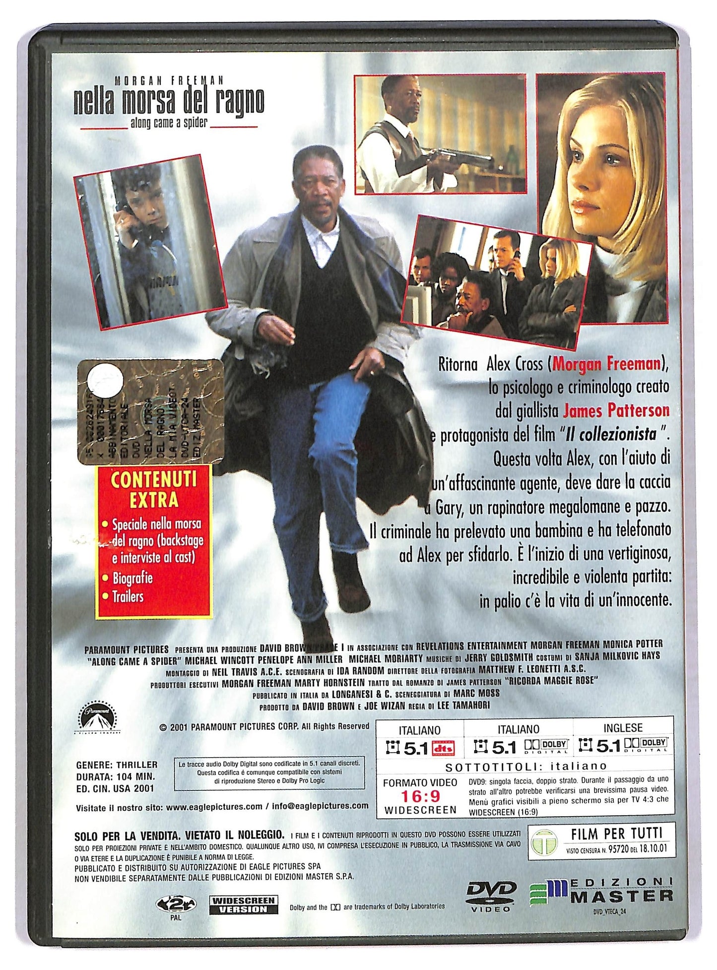 EBOND Nella Morsa Del Ragno - Along Came a Spider EDITORIALE DVD D780043