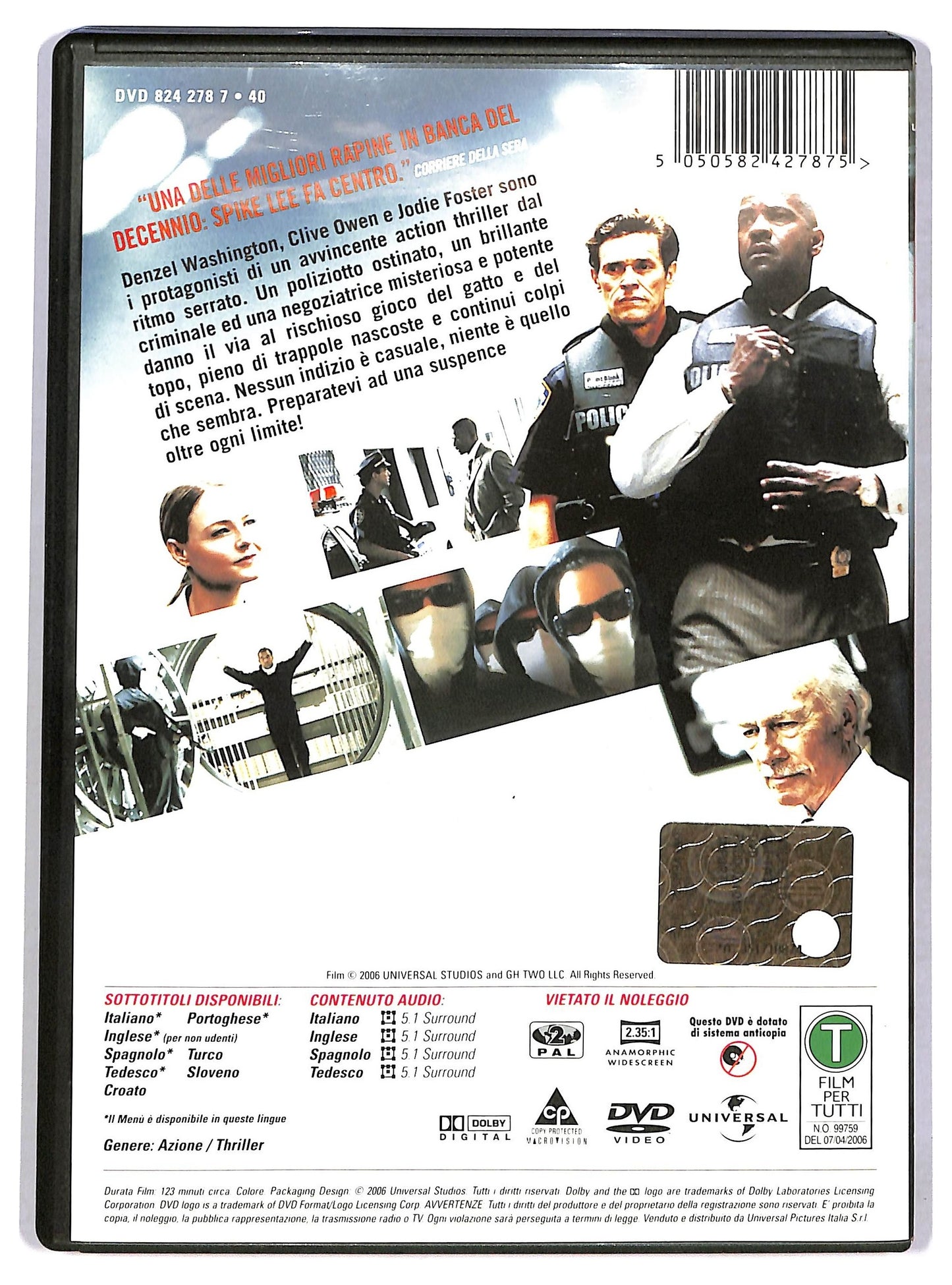 EBOND inside man DVD D780062
