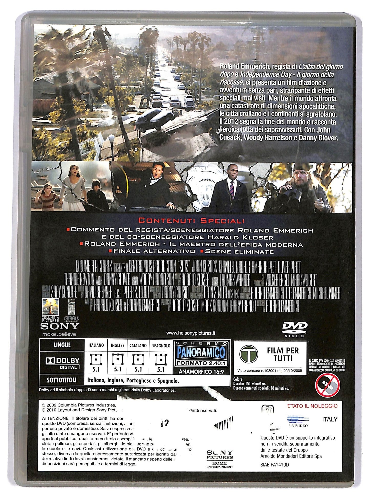 EBOND 2012 EDITORIALE DVD D780109