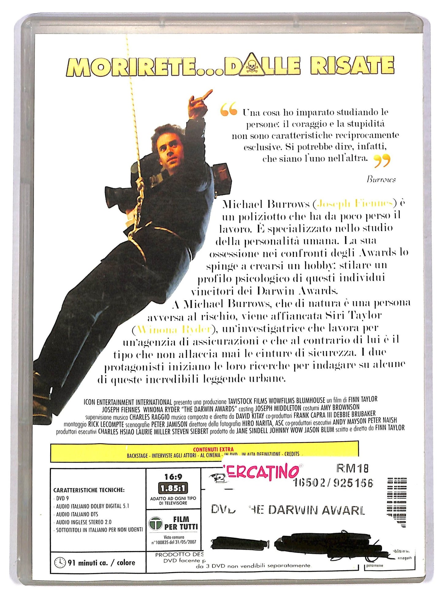 EBOND The Darwin Awards - Suicidi accidentali per menti poco evolute DVD D780110