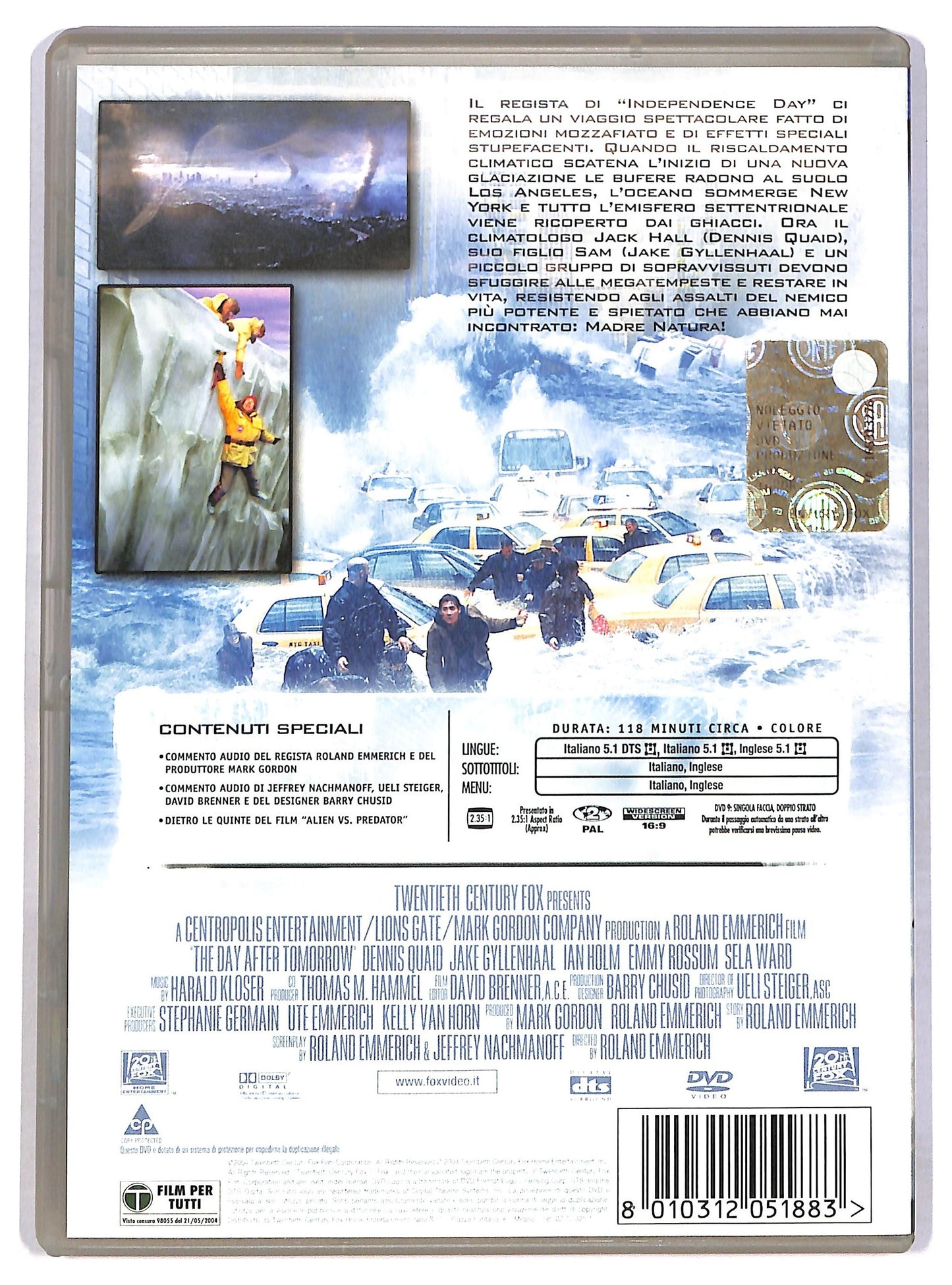 EBOND The Day After Tomorrow - L'alba del giorno dopo DVD D780117
