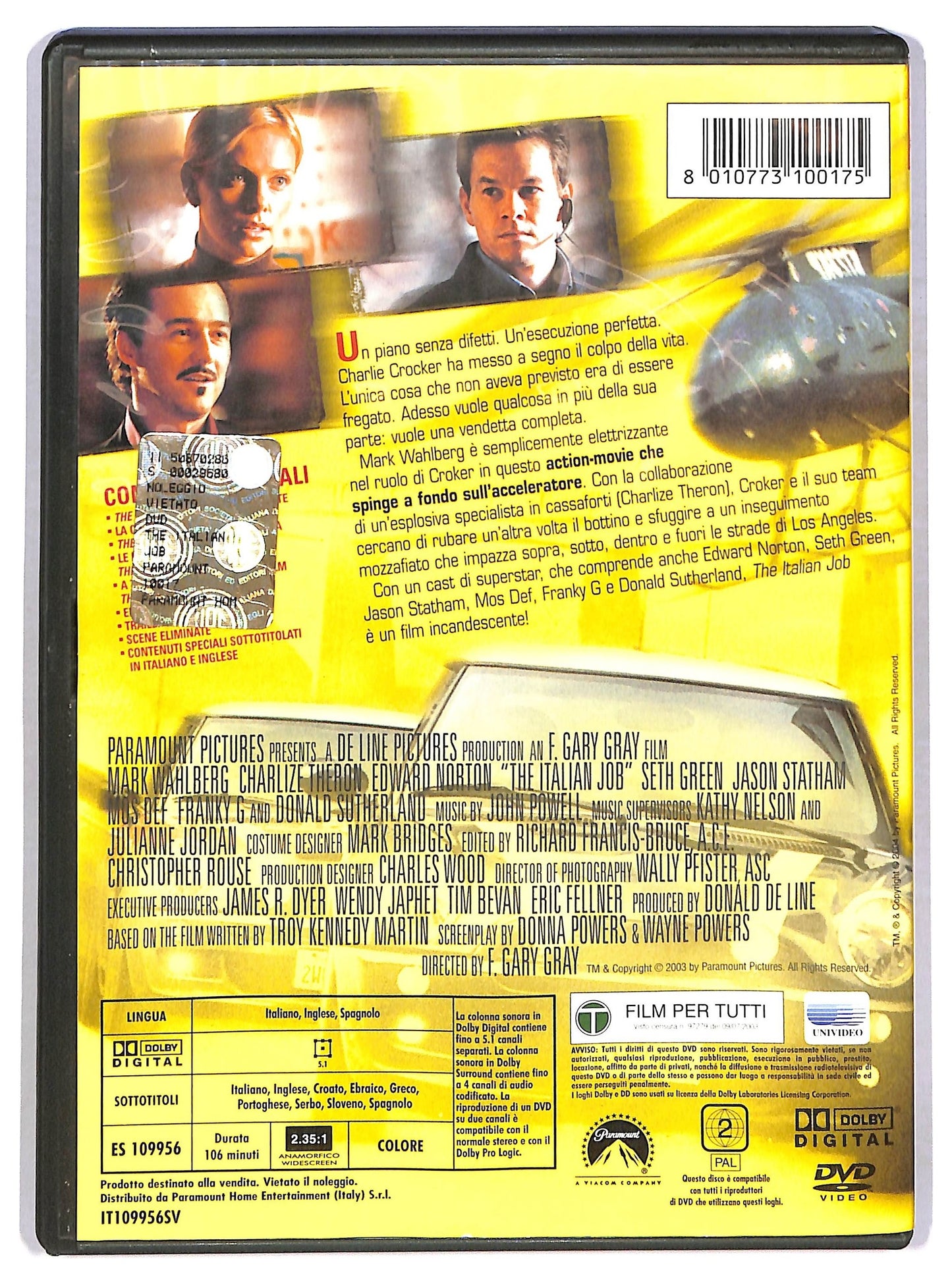 EBOND The Italian Job DVD D780132