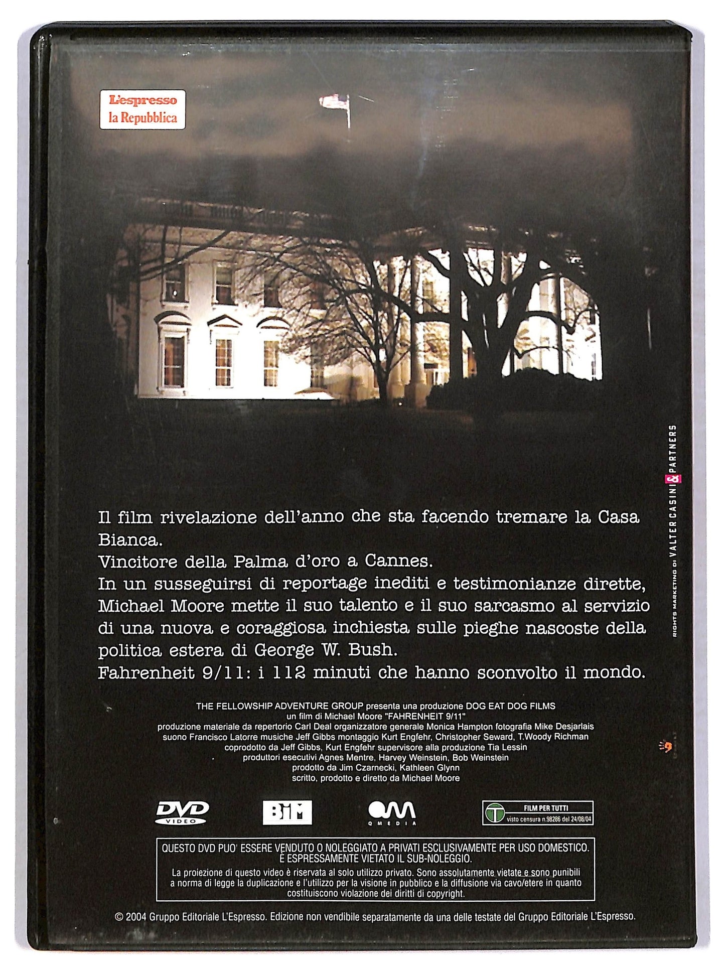 EBOND Fahrenheit 911 EDITORIALE DVD D780156