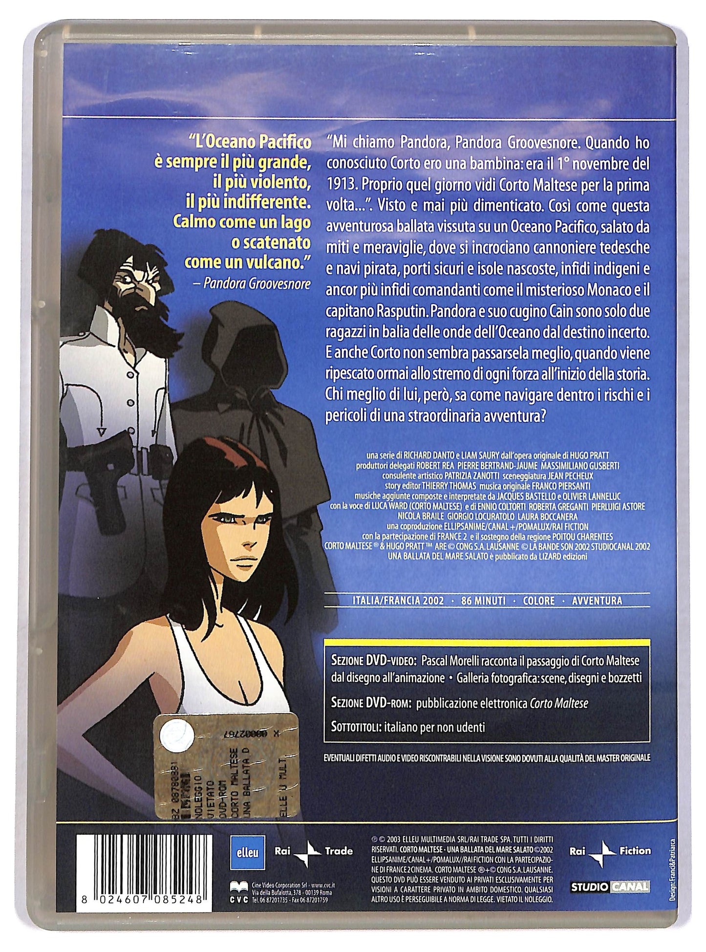 EBOND Corto Maltese - Una ballata del mare salato DVD D780157