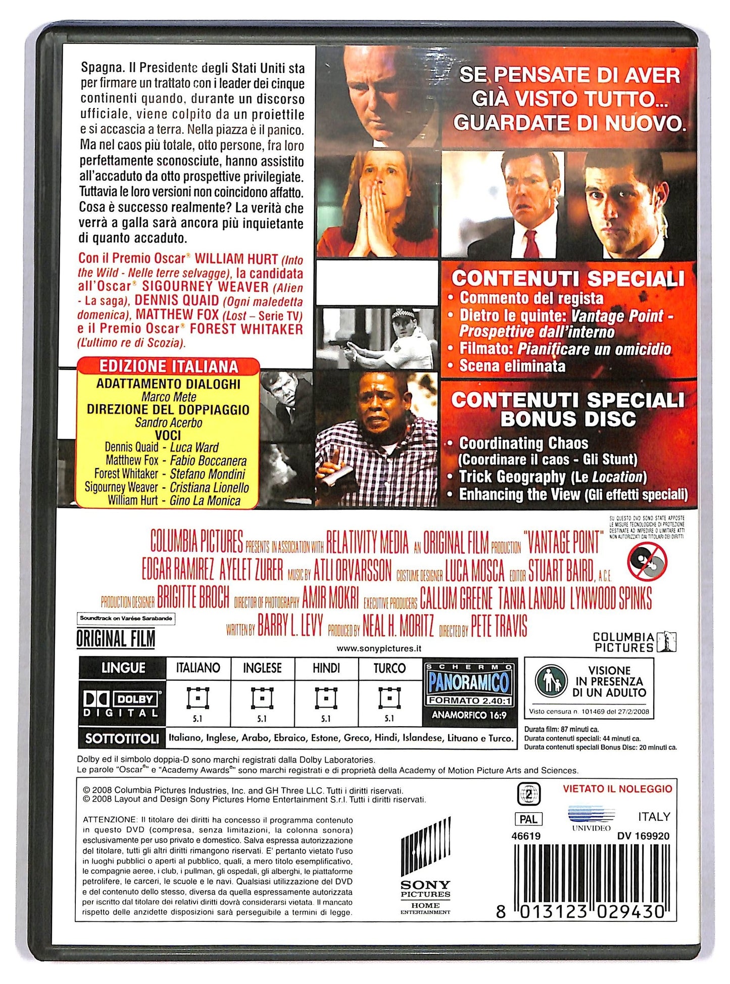 EBOND Vantage Point 2DVD DVD D780223