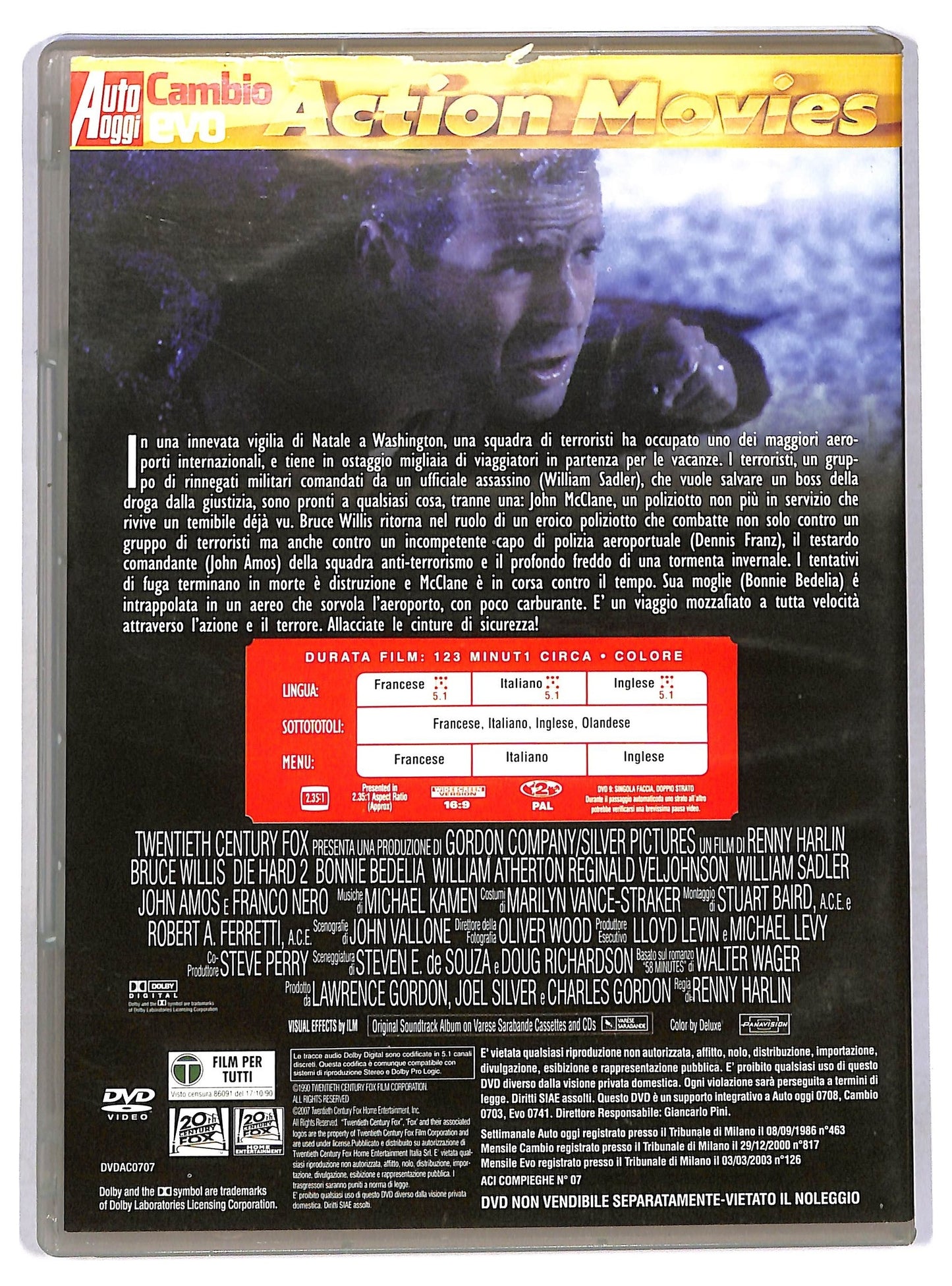 EBOND Die Hard 2 - 58 minuti per morire EDITORIALE DVD D780244