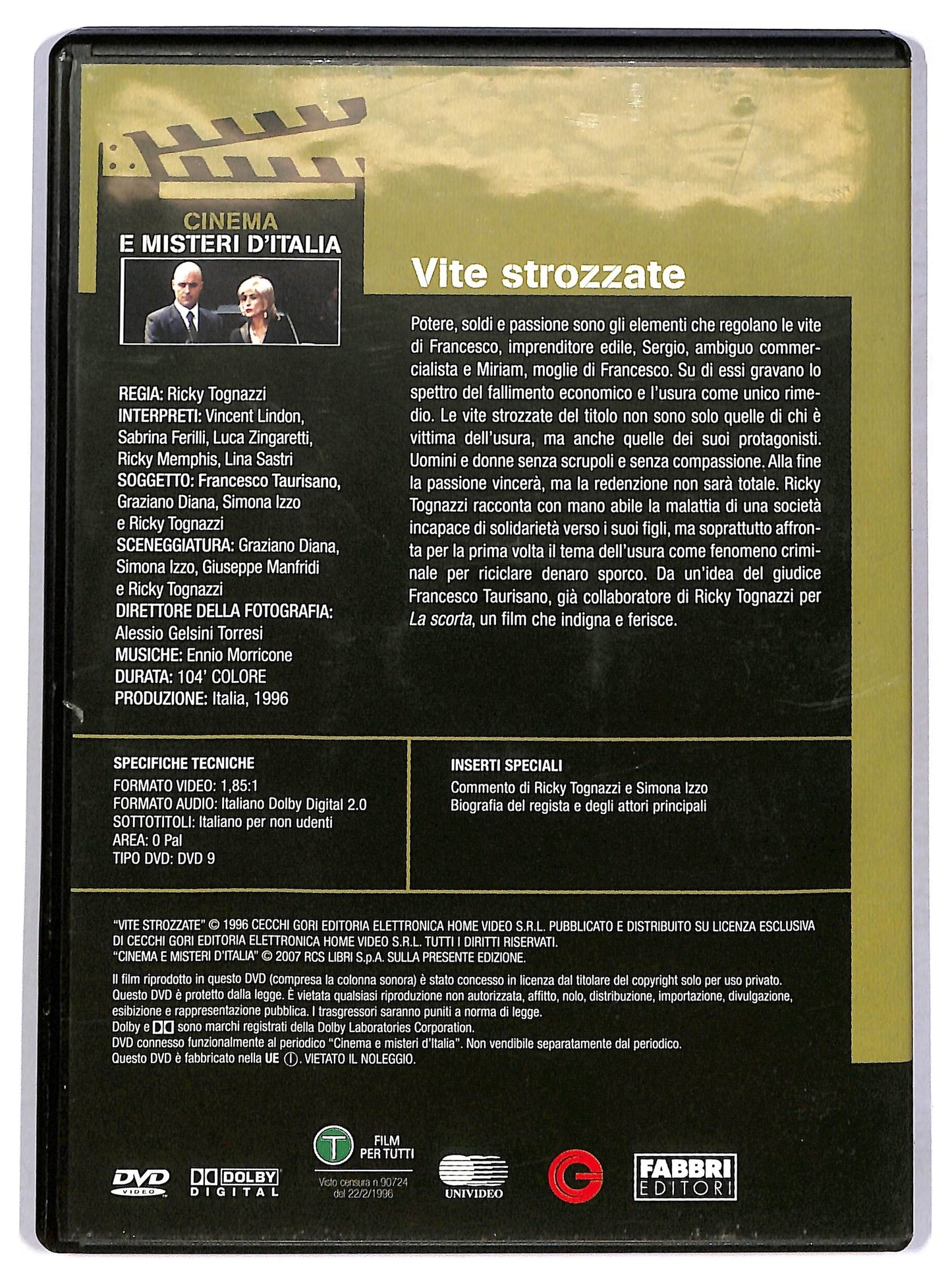 EBOND Vite strozzate EDITORIALE DVD D780247