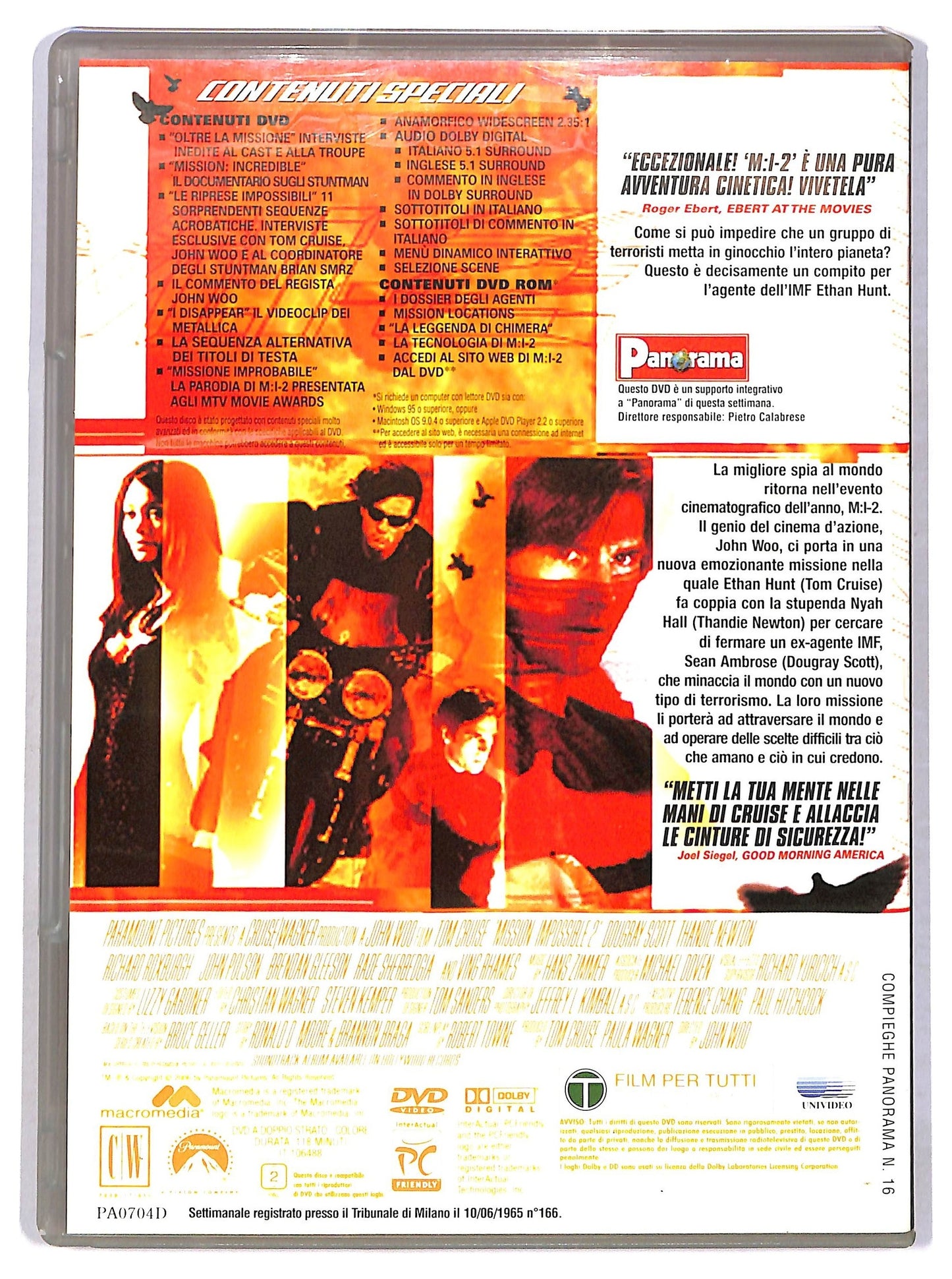 EBOND Mission: Impossible 2 EDITORIALE DVD D780263
