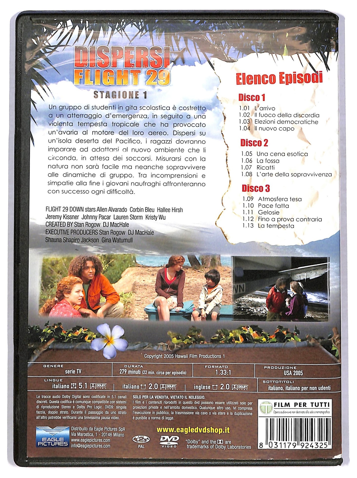 EBOND Flight 29 Down STAGIONE 1 completa DVD D780324