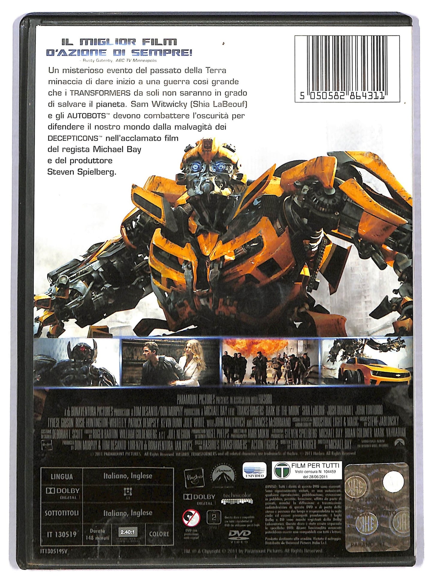 EBOND Transformers 3 DVD D780416