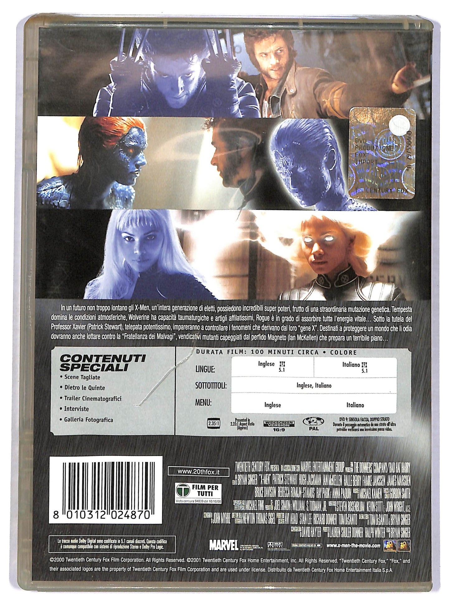 EBOND X-Men (film) DVD D780440