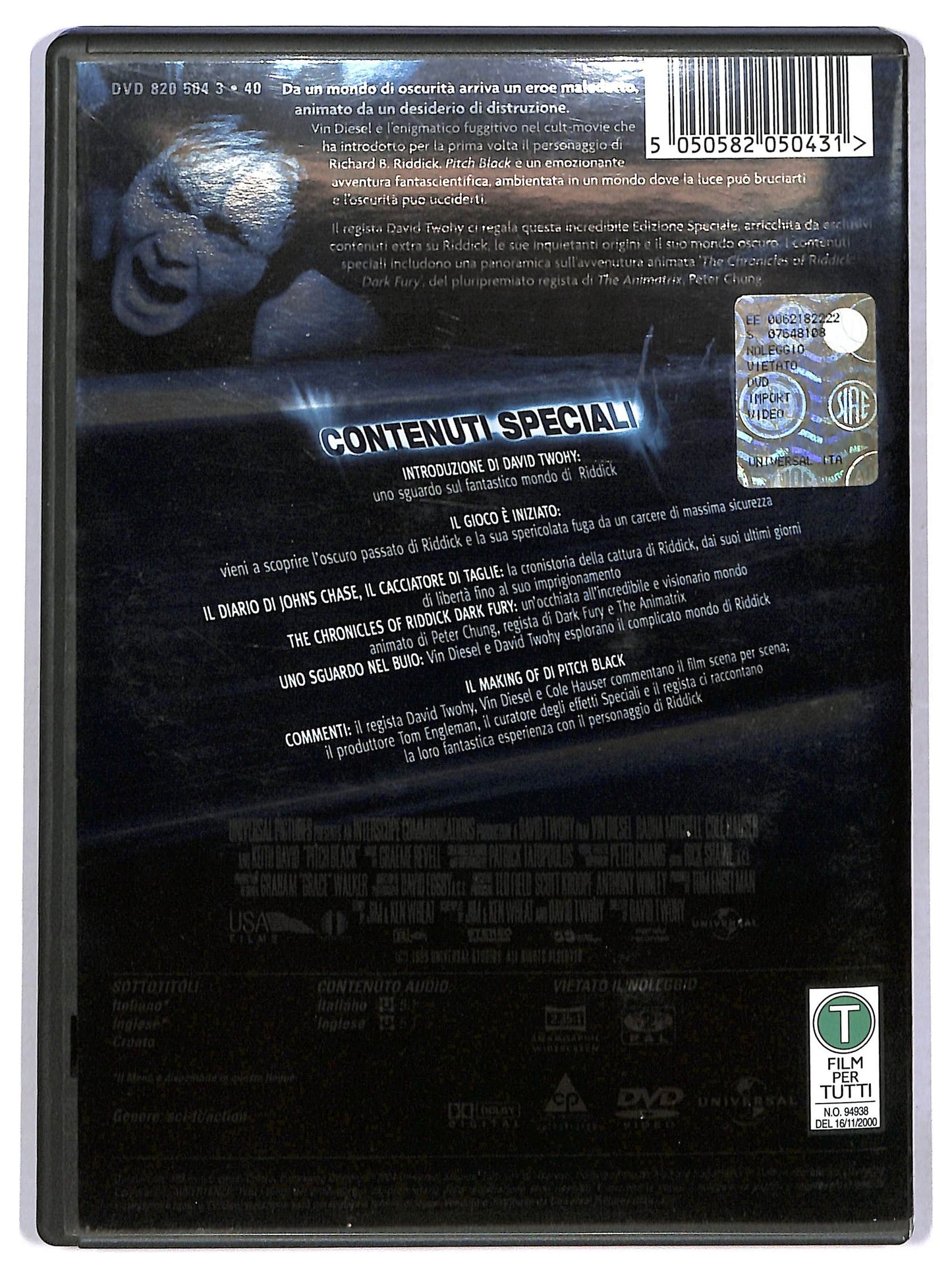 EBOND Pitch Black EDIZIONE SPECIALE DVD D780441