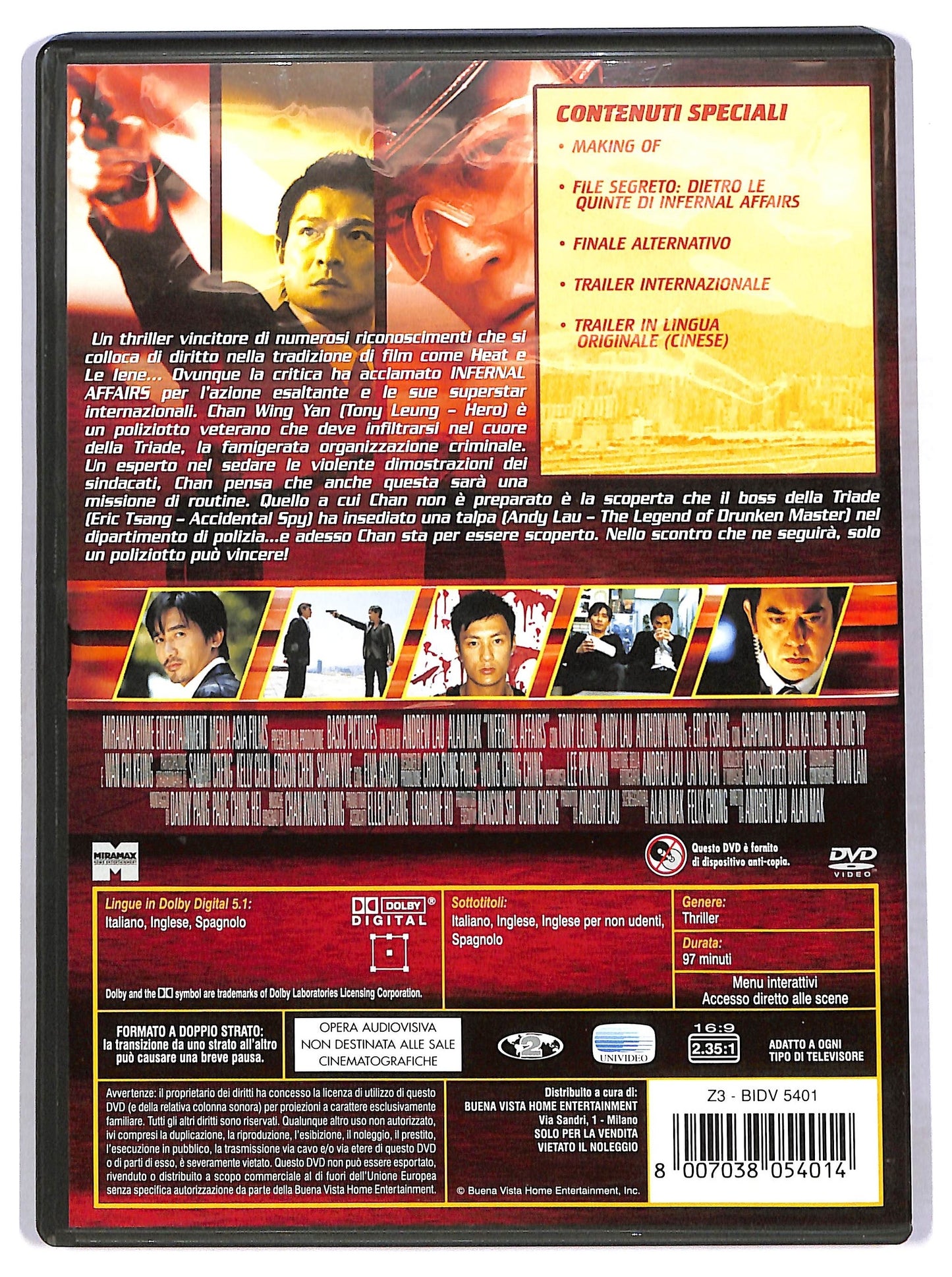 EBOND Infernal Affairs DVD D780453