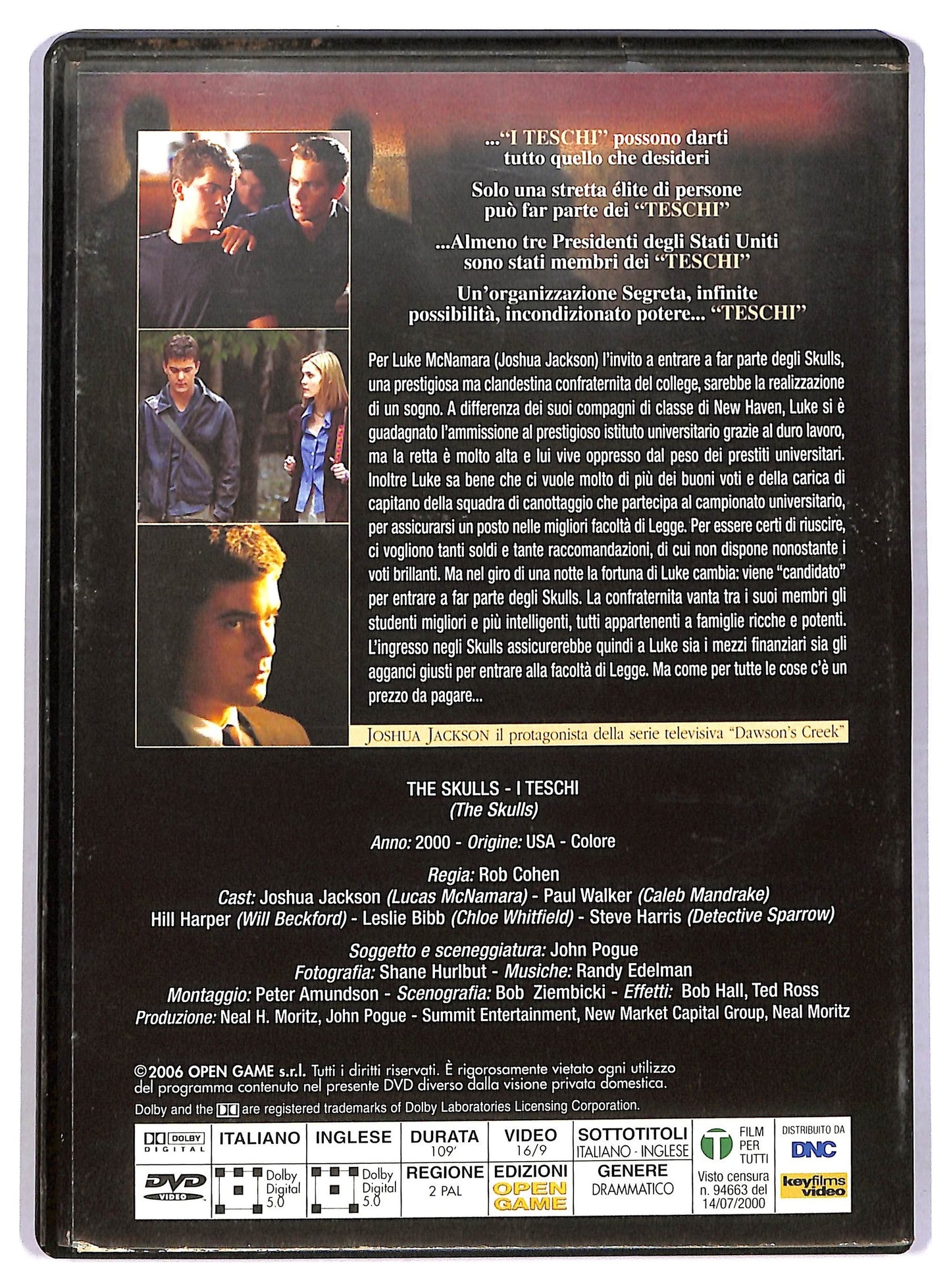 EBOND The Skulls - I teschi EDITORIALE DVD D780522