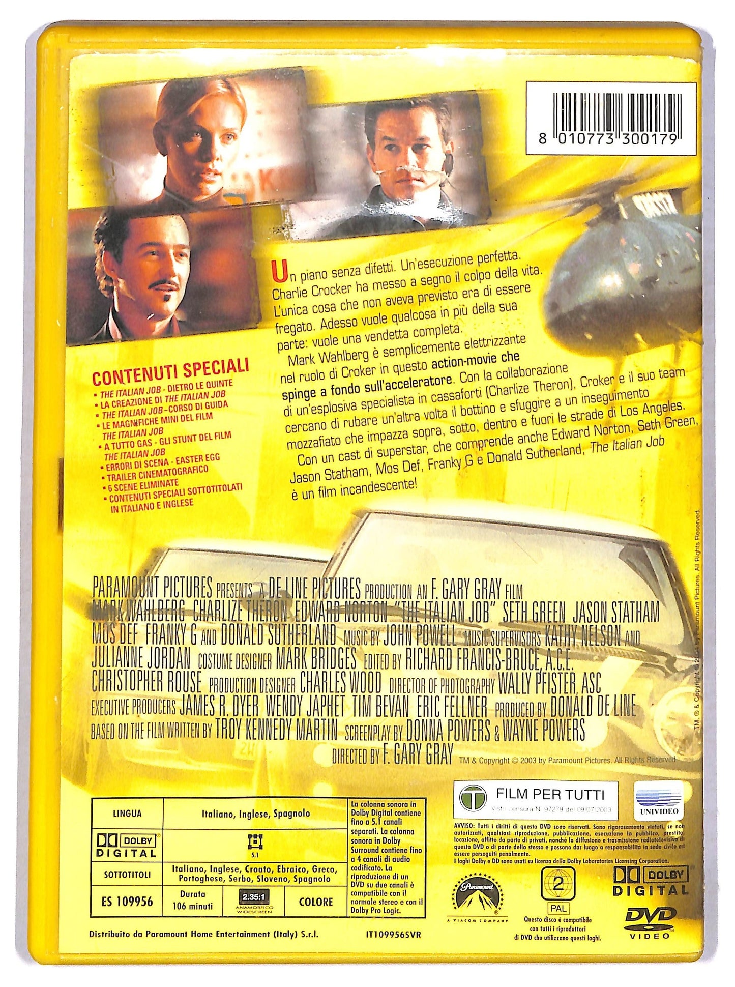 EBOND the italian job DVD D780608