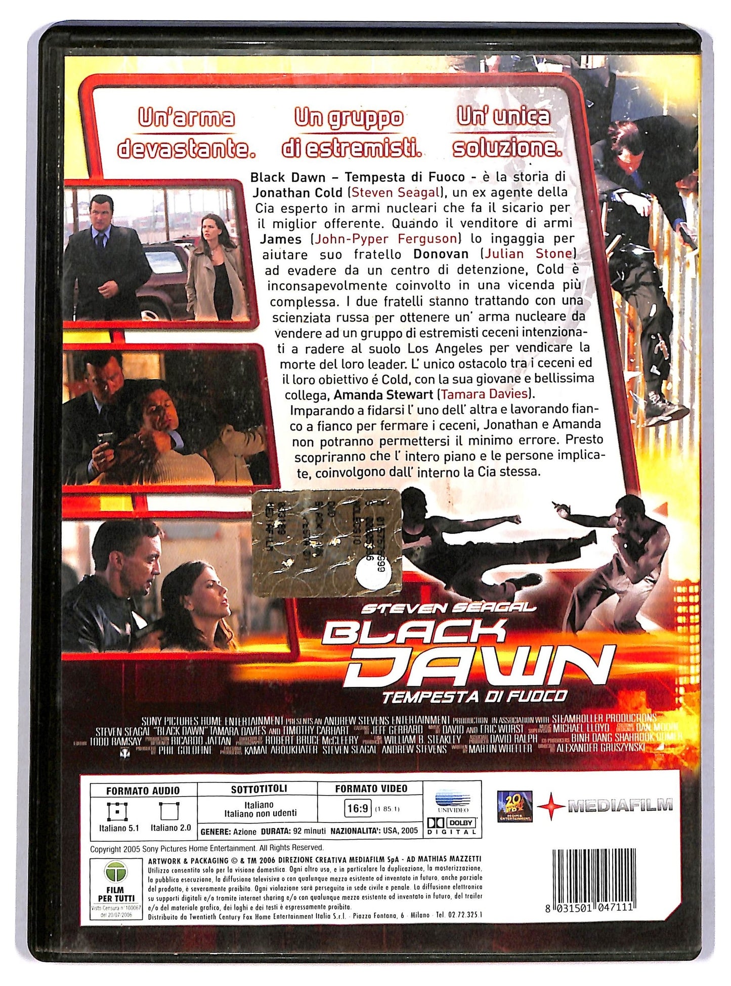 EBOND Black Dawn - Tempesta di fuoco DVD D780615