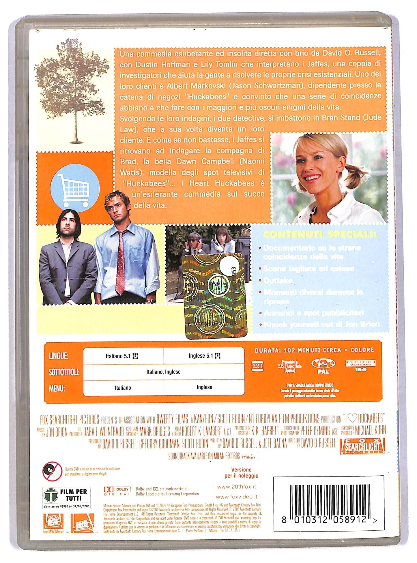 EBOND Il love huckabeees Le stranr coincidenze della vita NOLEGGIO DVD D780622