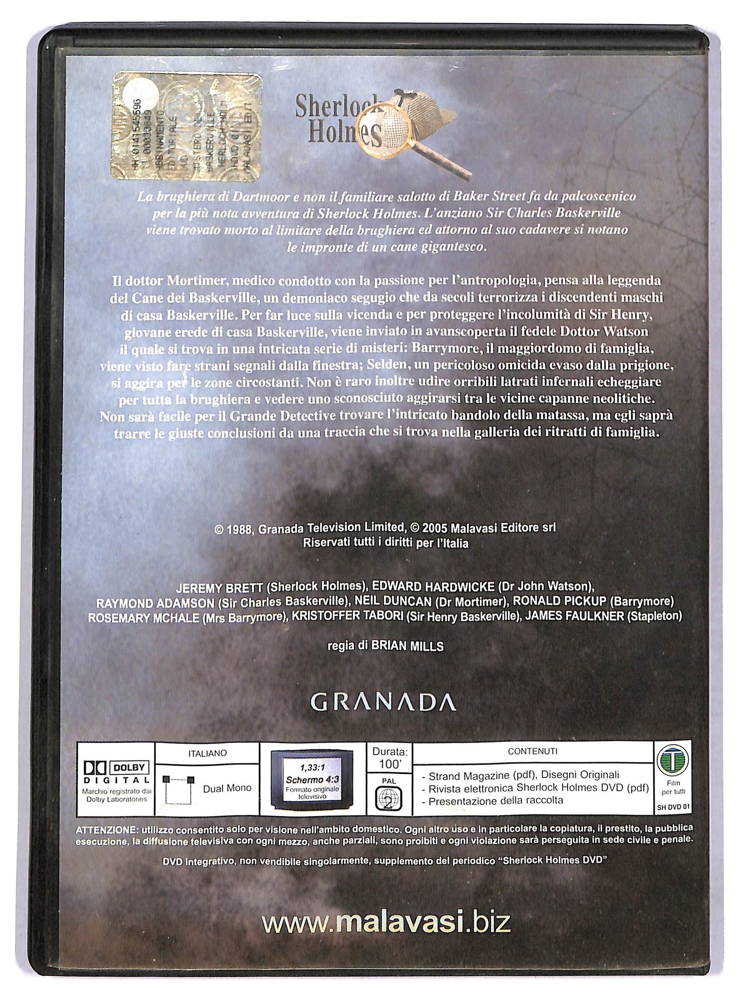 EBOND Sherlock Holmes Il Mastino dei Baskerville EDITORIALE DVD D780643