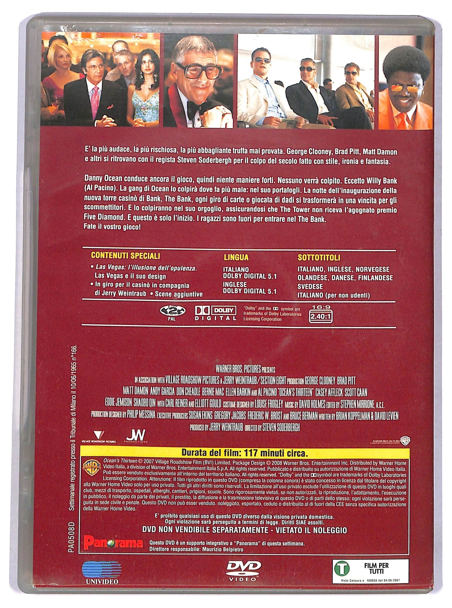 EBOND Ocean's Thirteen DVD Editoriale D780654