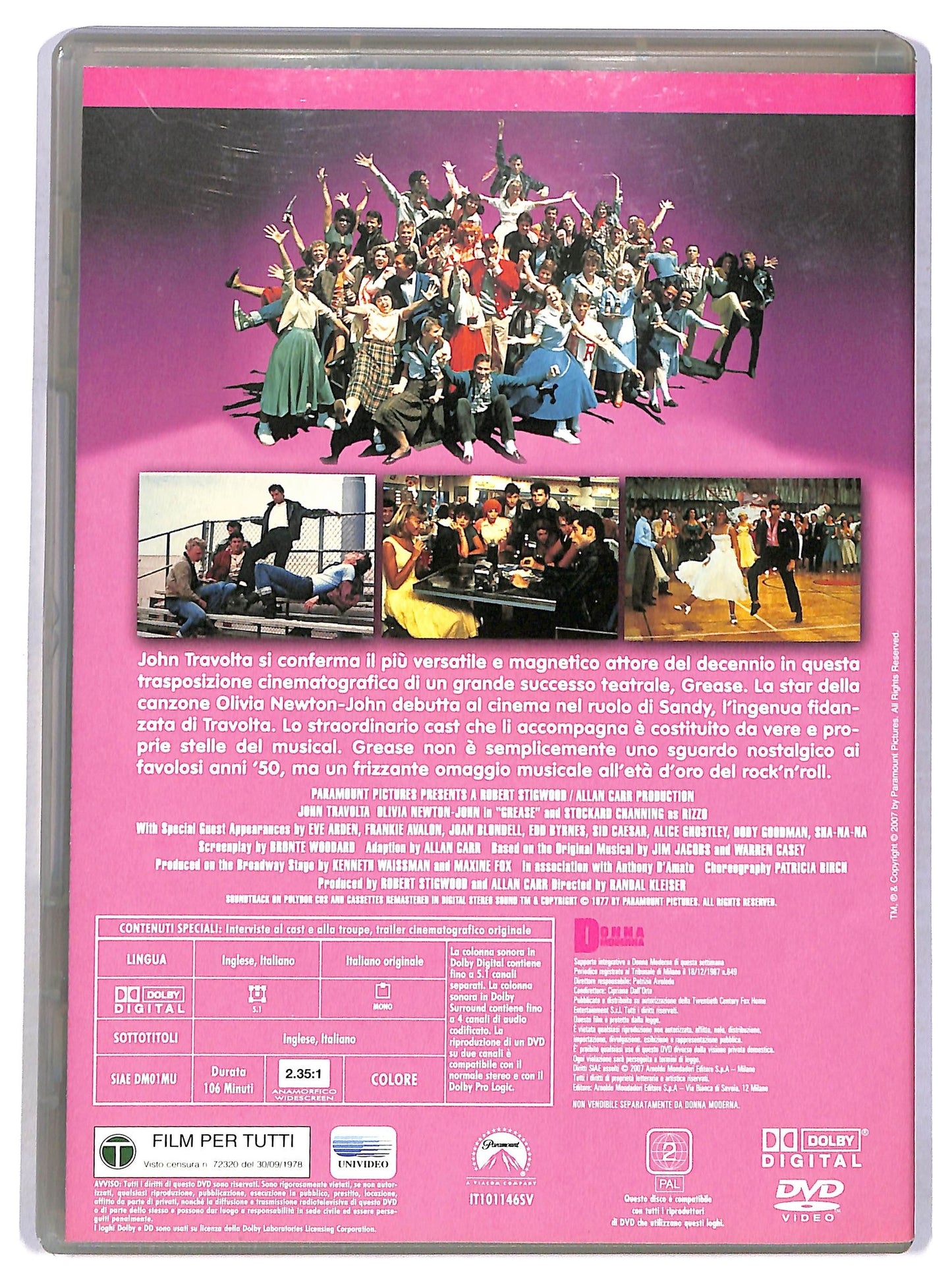 EBOND Grease (Brillantina) EDITORIALE DVD D780843