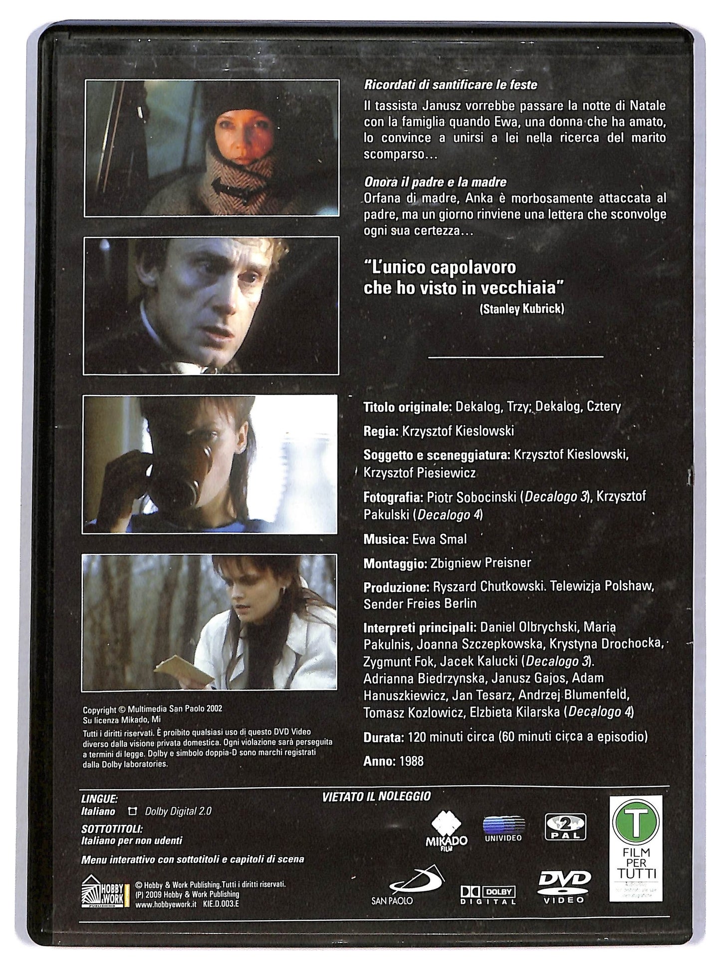 EBOND Il Decalogo cap 3 - 4 EDITORIALE DVD D780947