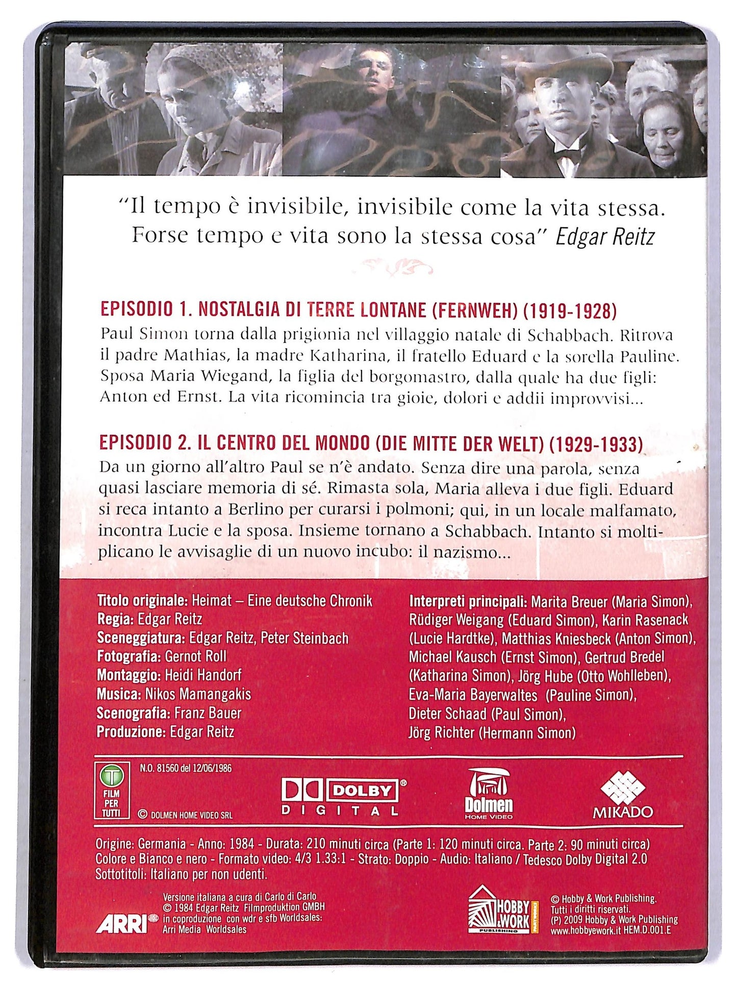 EBOND Heimat volume 1 episodi 1-2 EDITORIALE DVD D781021