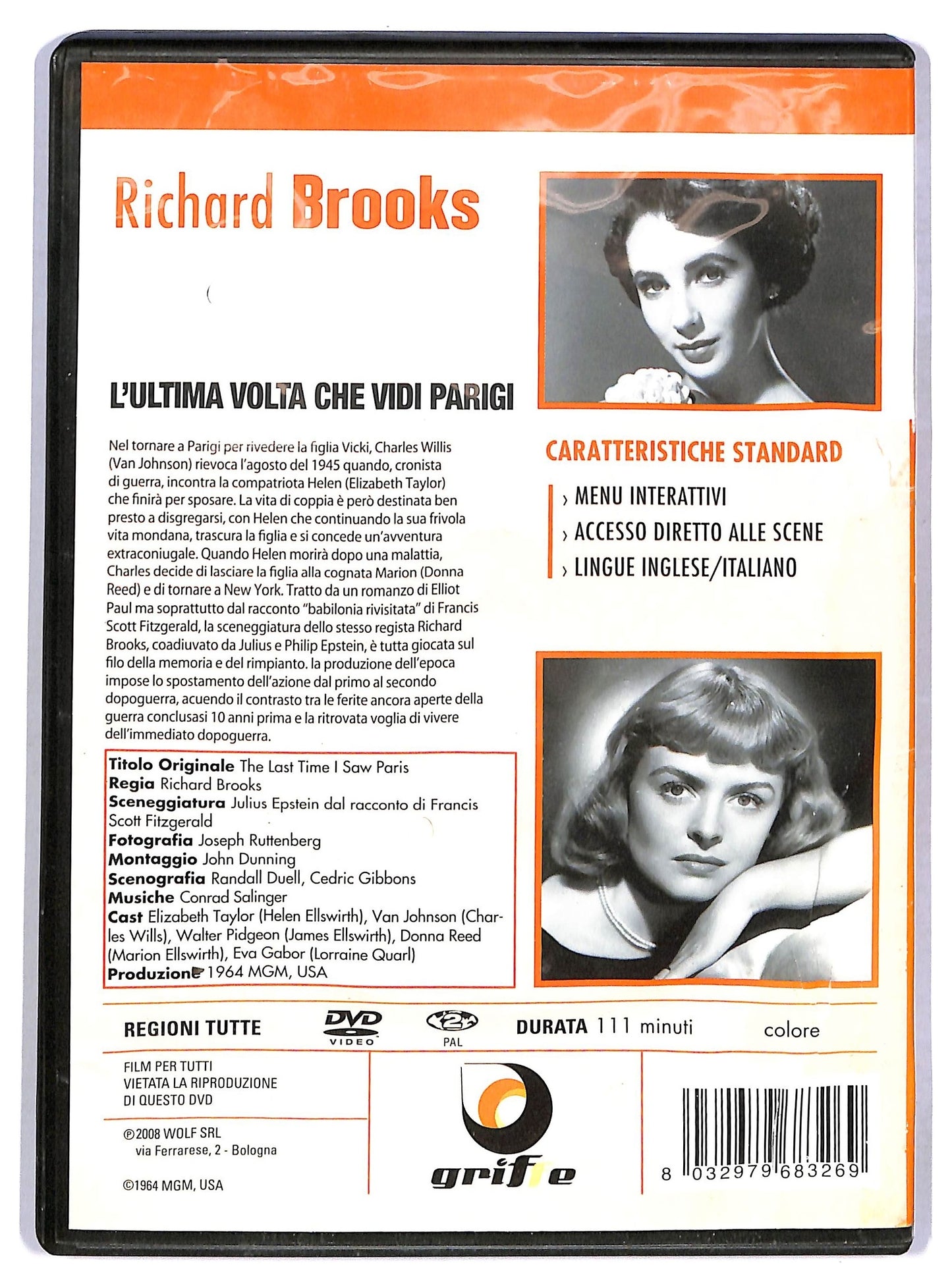 EBOND L'ultima volta che vidi Parigi DVD D781101