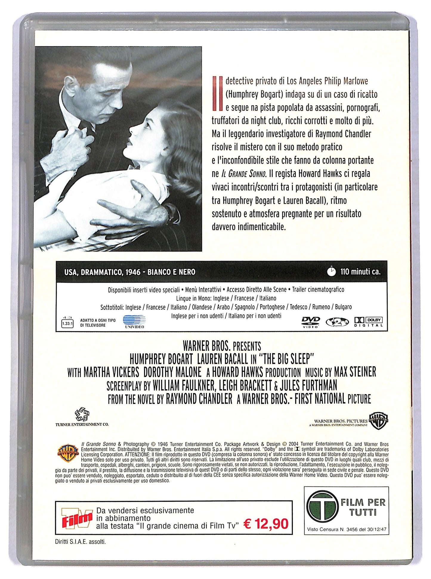 EBOND Il grande sonno EDITORIALE DVD D781134