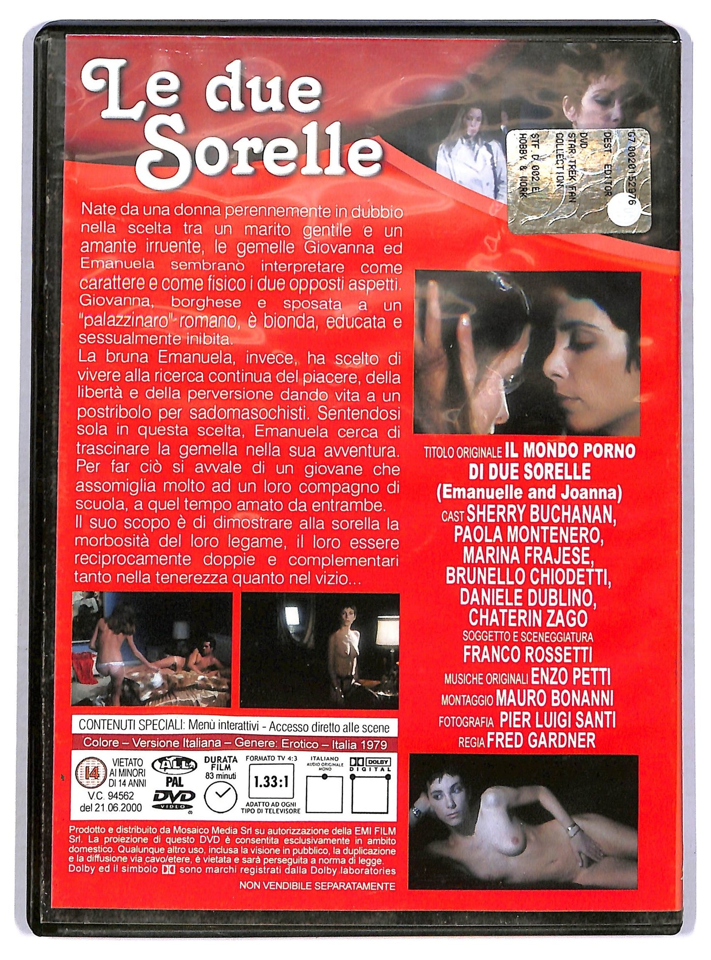 EBOND Il mondo porno di due sorelle DVD EDITORIALE D781139