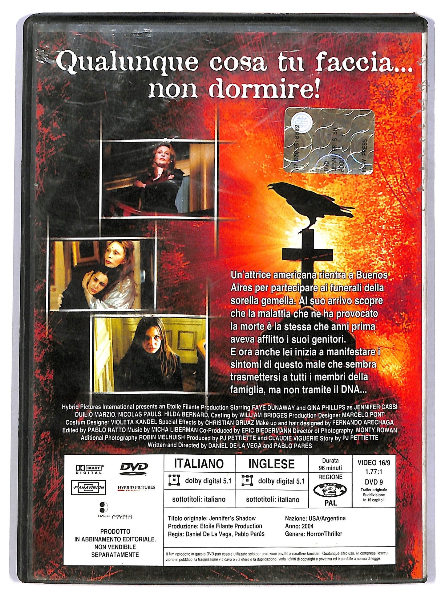 EBOND Jennifer's Shadow DVD EDITORIALE D781236
